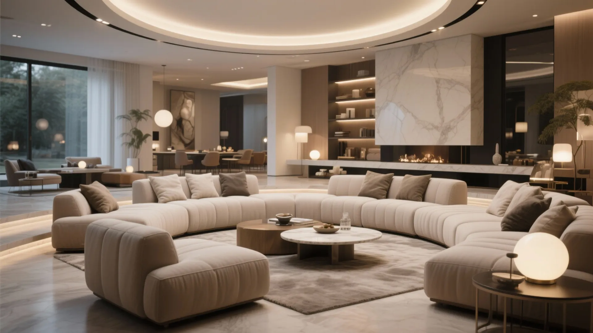 5. Conversation Pit Seating