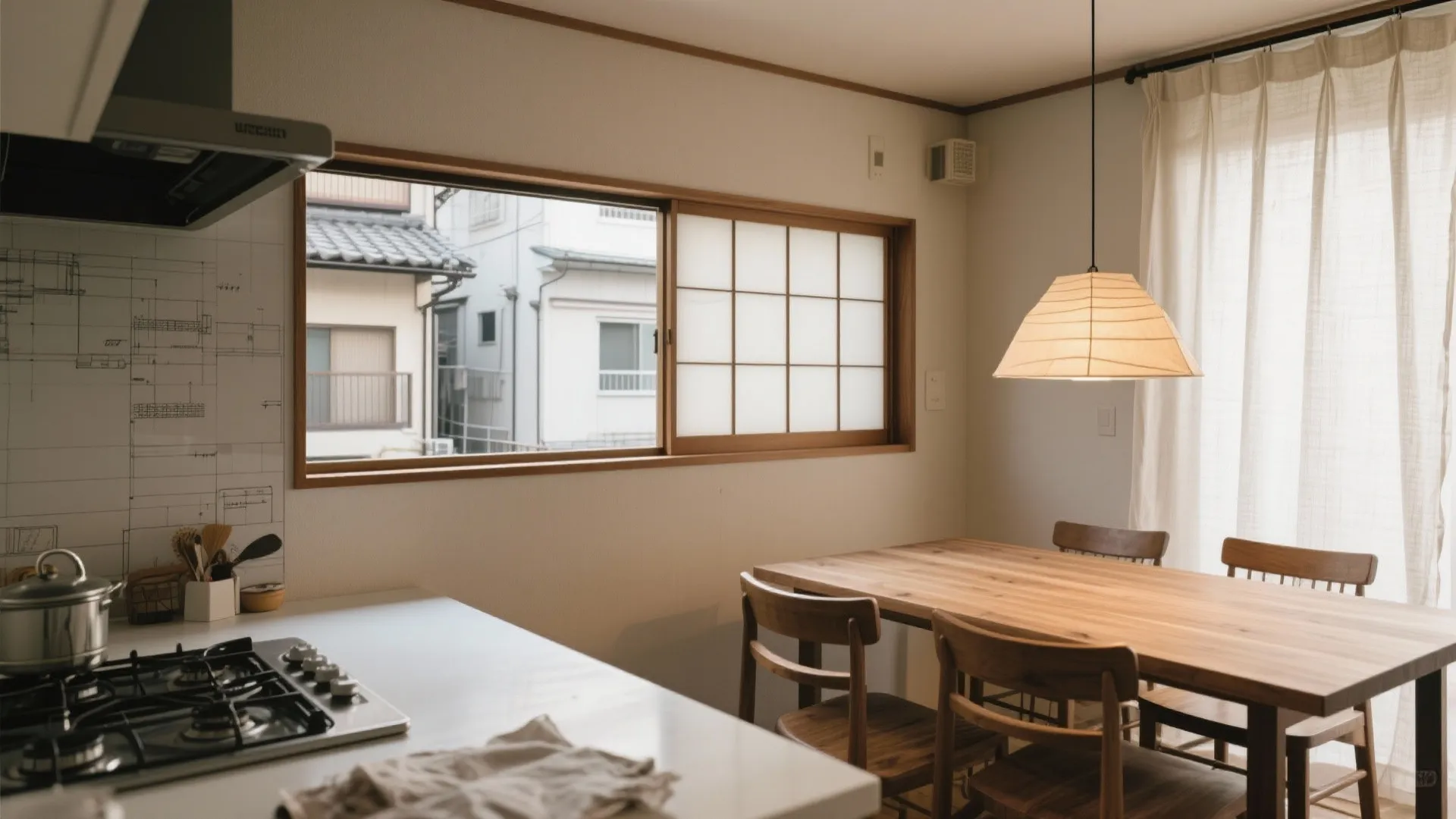 Tips 4: 2DKでも楽しむ“対話の窓”（日本都市・日式風格）