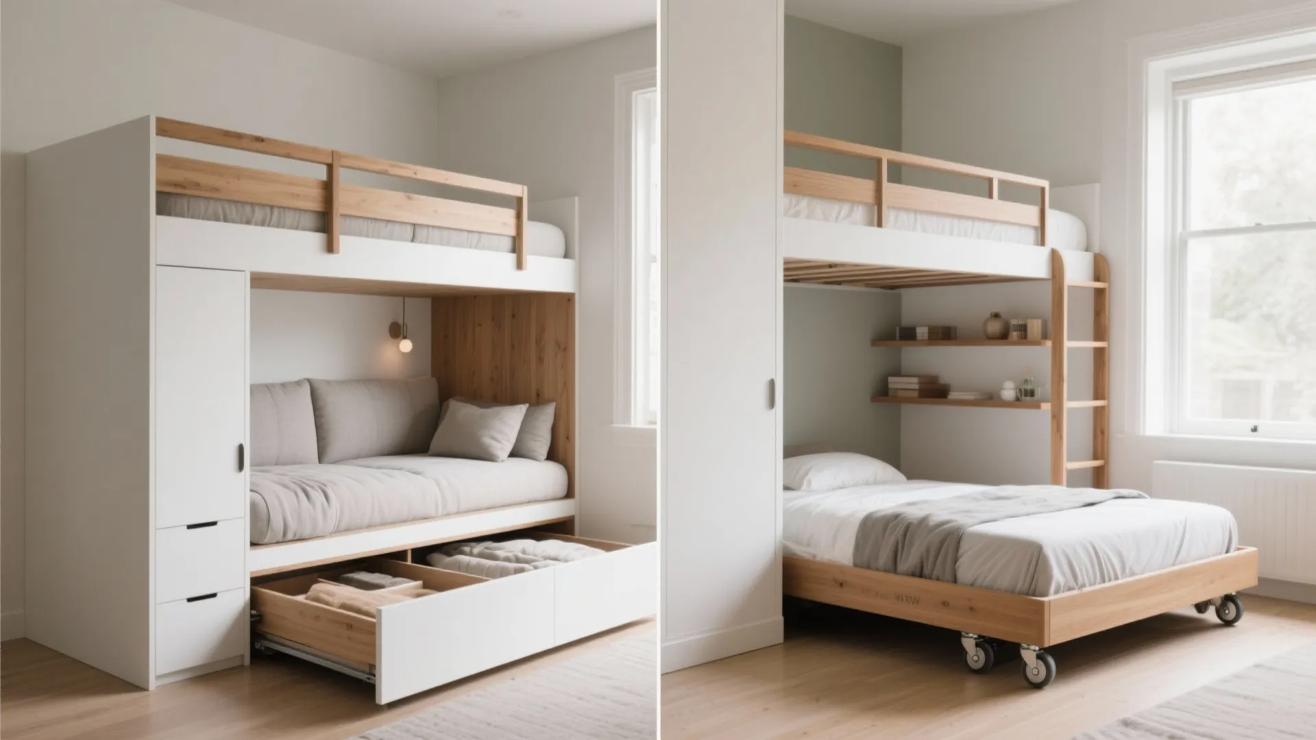 Convertible Bunks: Trundle, Daybed, and Guests