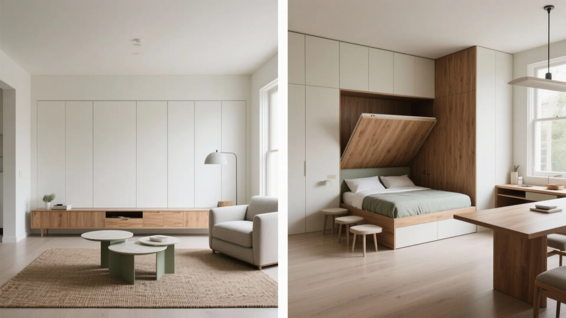 1) Multifunctional Living That Converts in Seconds