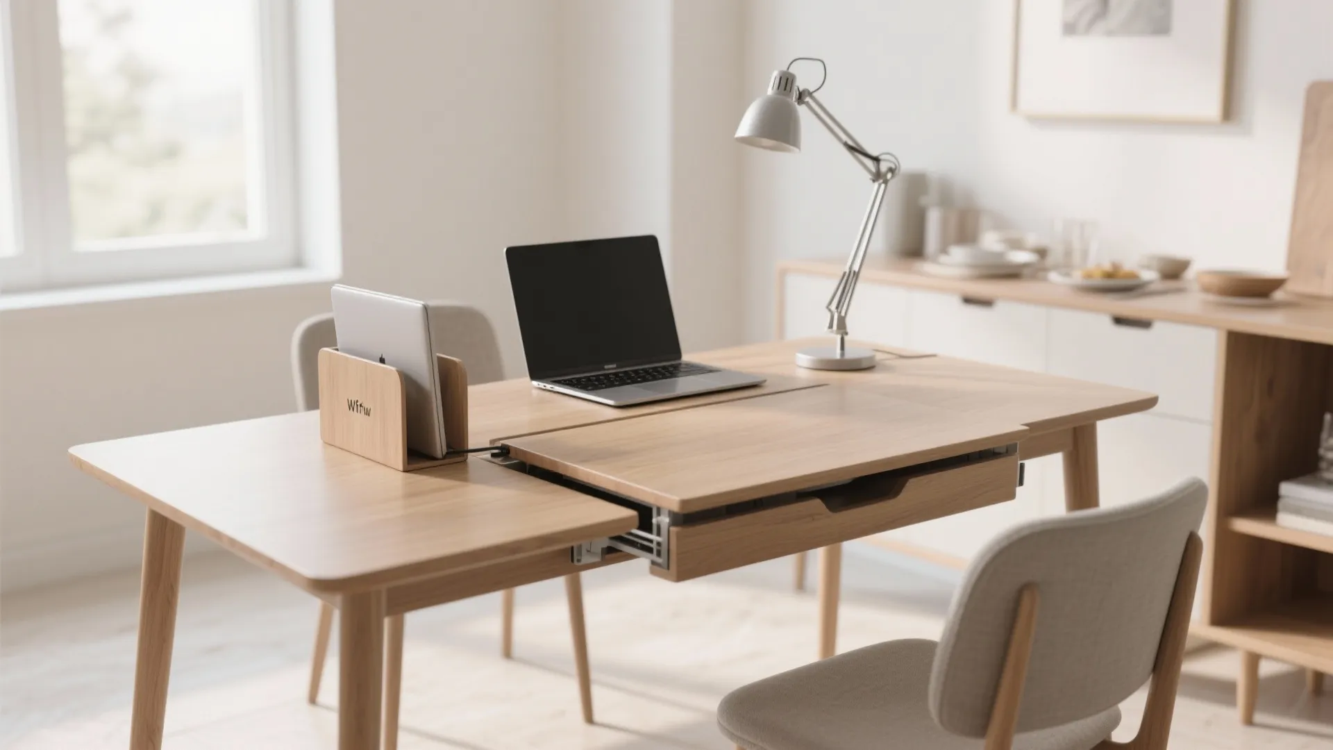 5. Convertible Work-Dining Table for WFH Life
