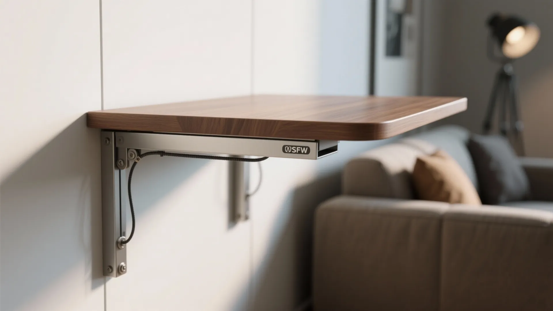 2. The Convertible Wall Desk