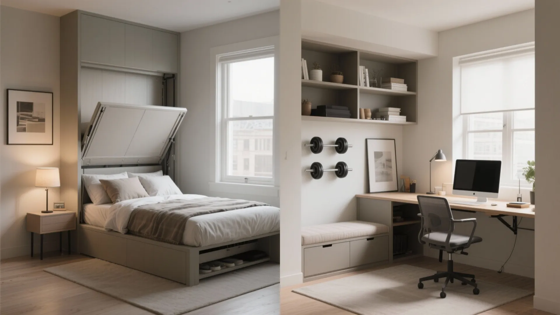 2. Convertible second bedroom