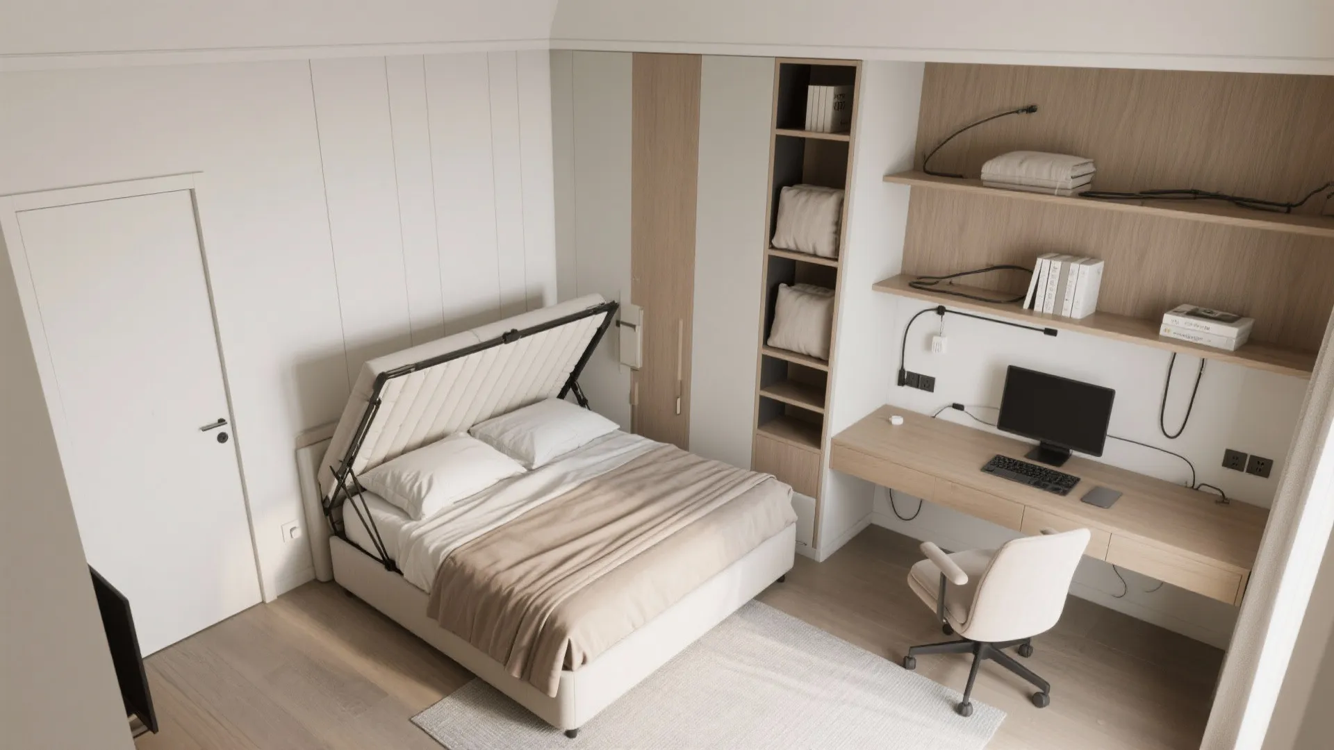 4. Flexible bedroom use: office, guest, and nursery combinations