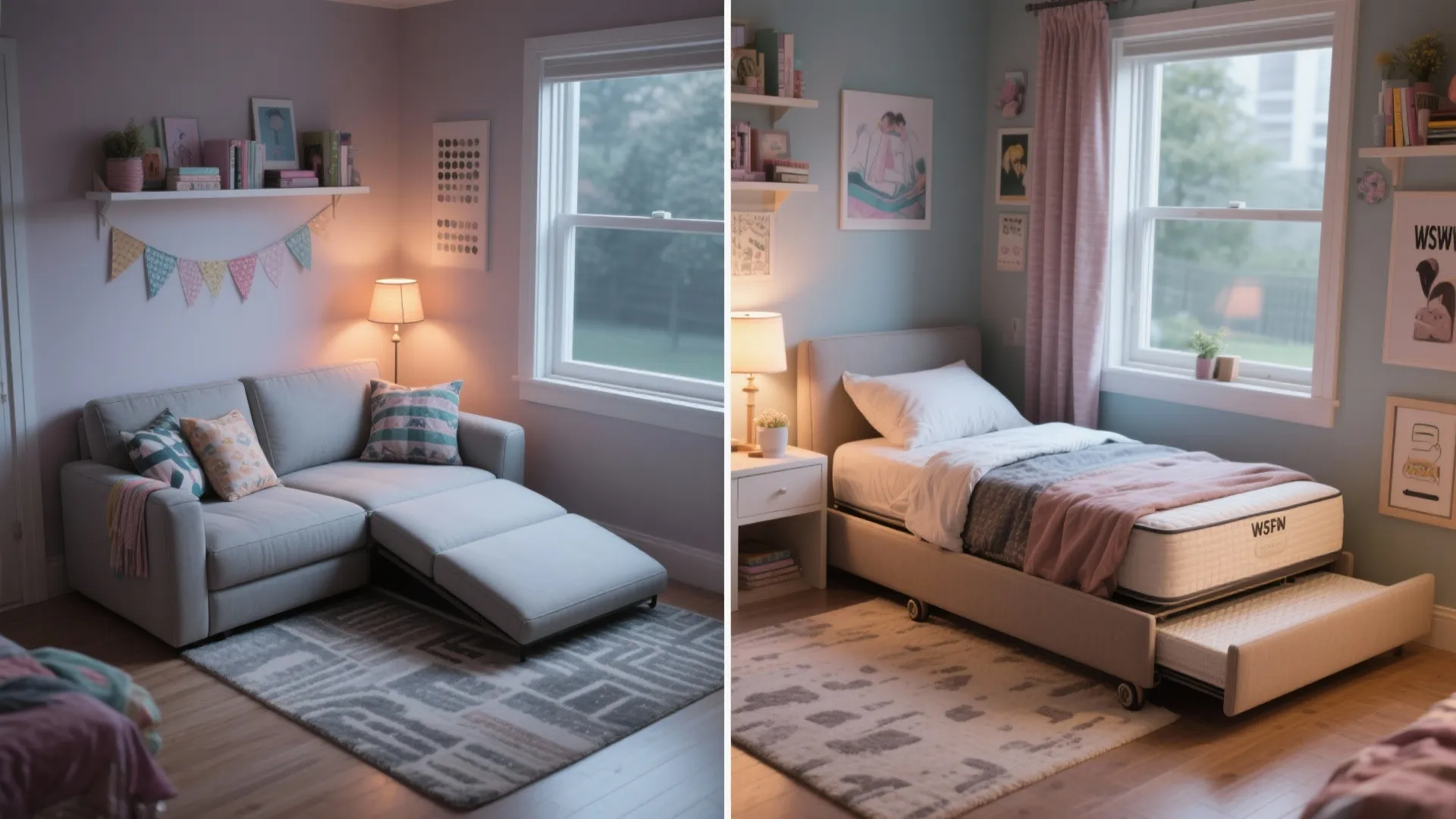 4. Convertible Seating and Guest Options