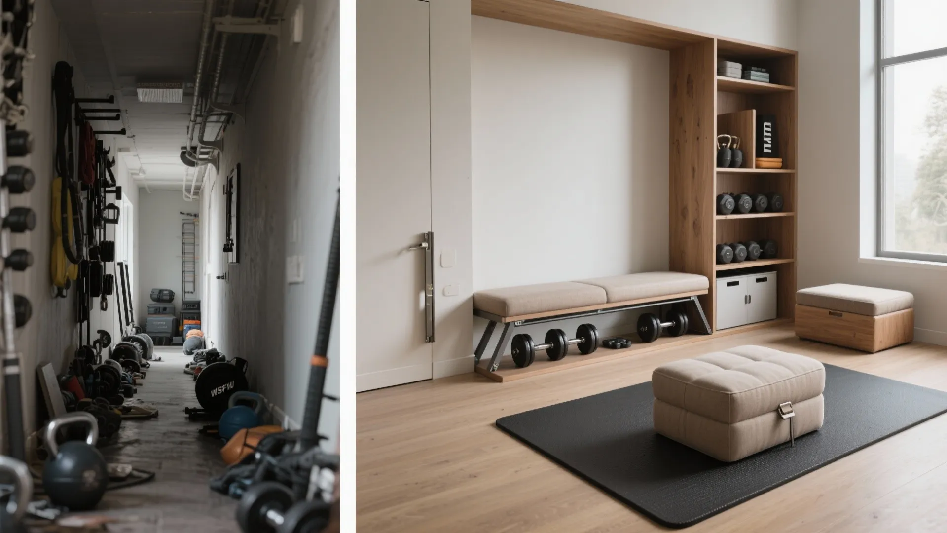 3. Convertible furniture and storage