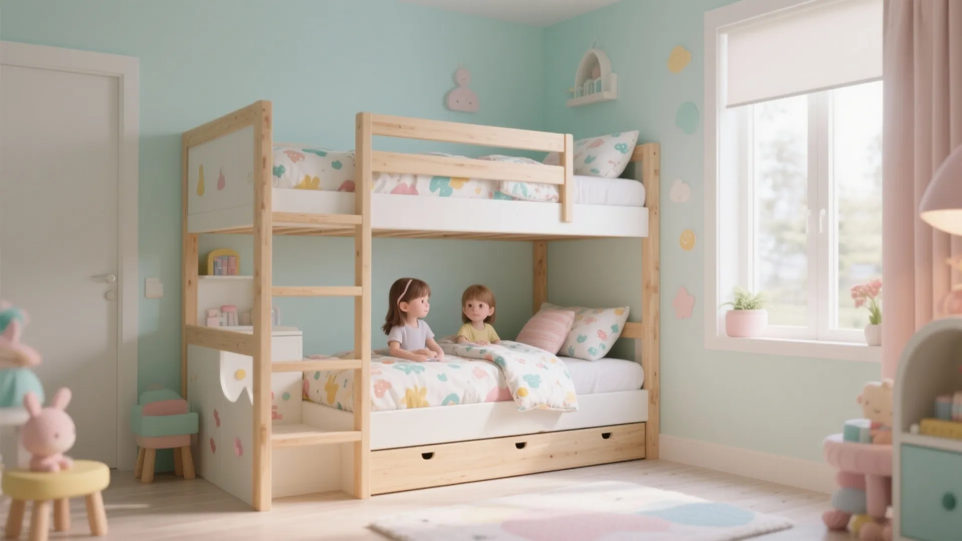 2. Convertible Bunk Beds