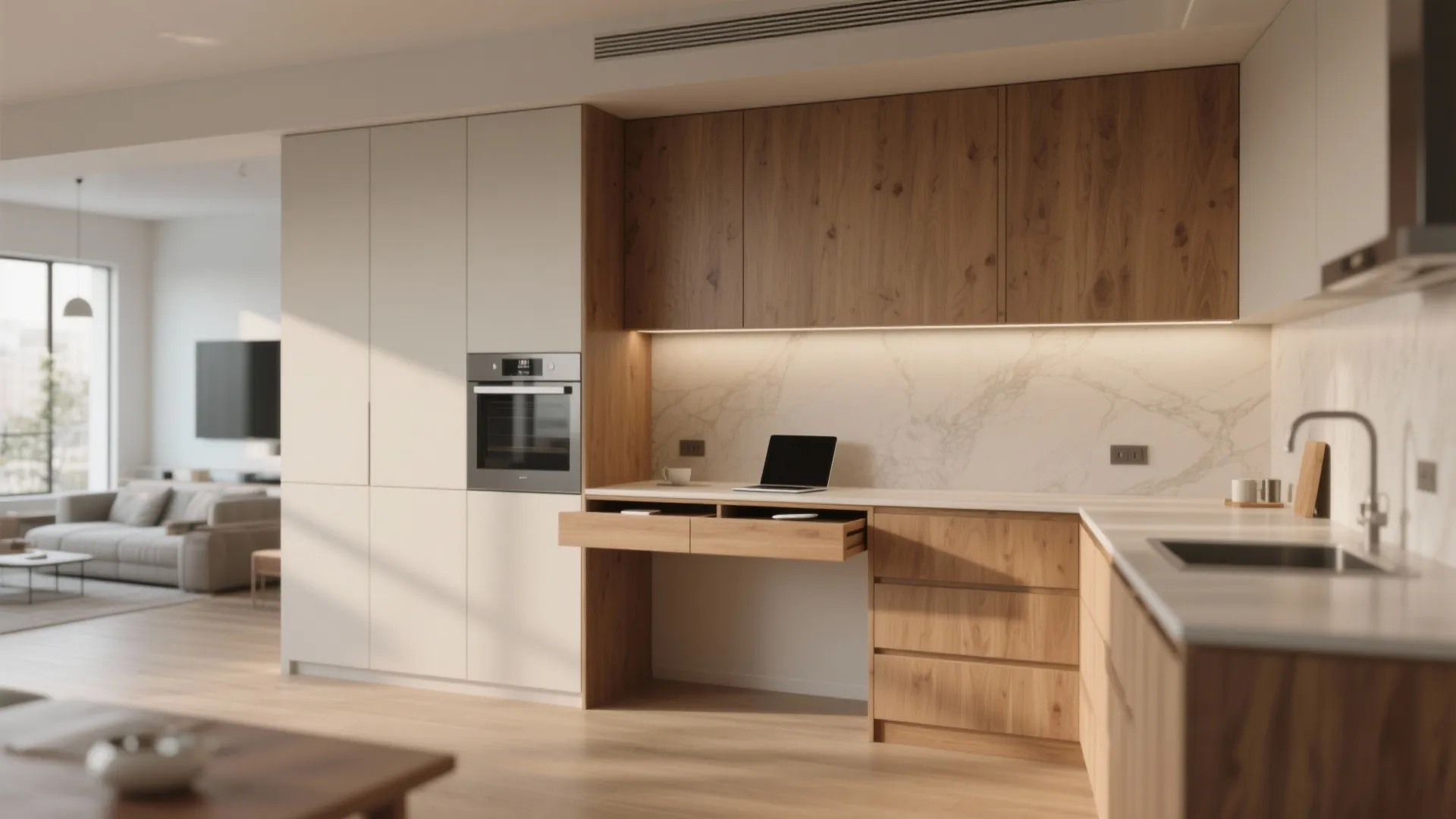 Idea 5: Convertible Cabinet Desk