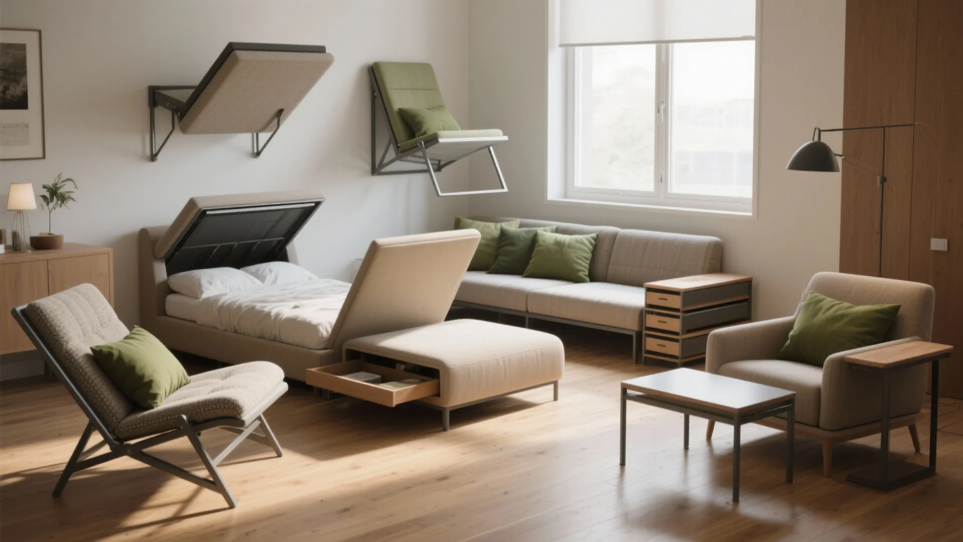 Convertible Chairs: 5 Space-Saving Ideas: Practical convertible chairs for small spaces — five real solutions I use to get more seating, storage and style out of tiny rooms