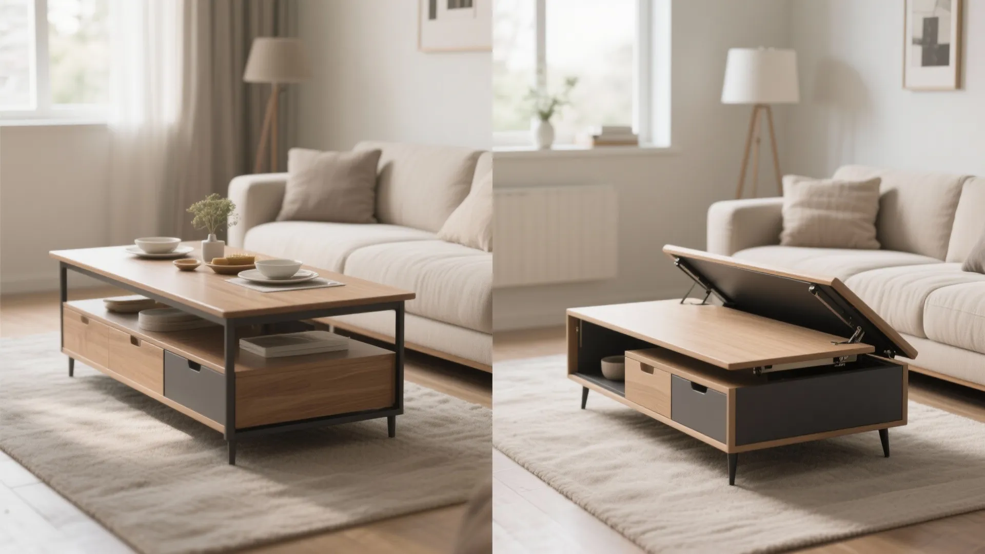 4. Convertible Coffee-to-Dining Tables