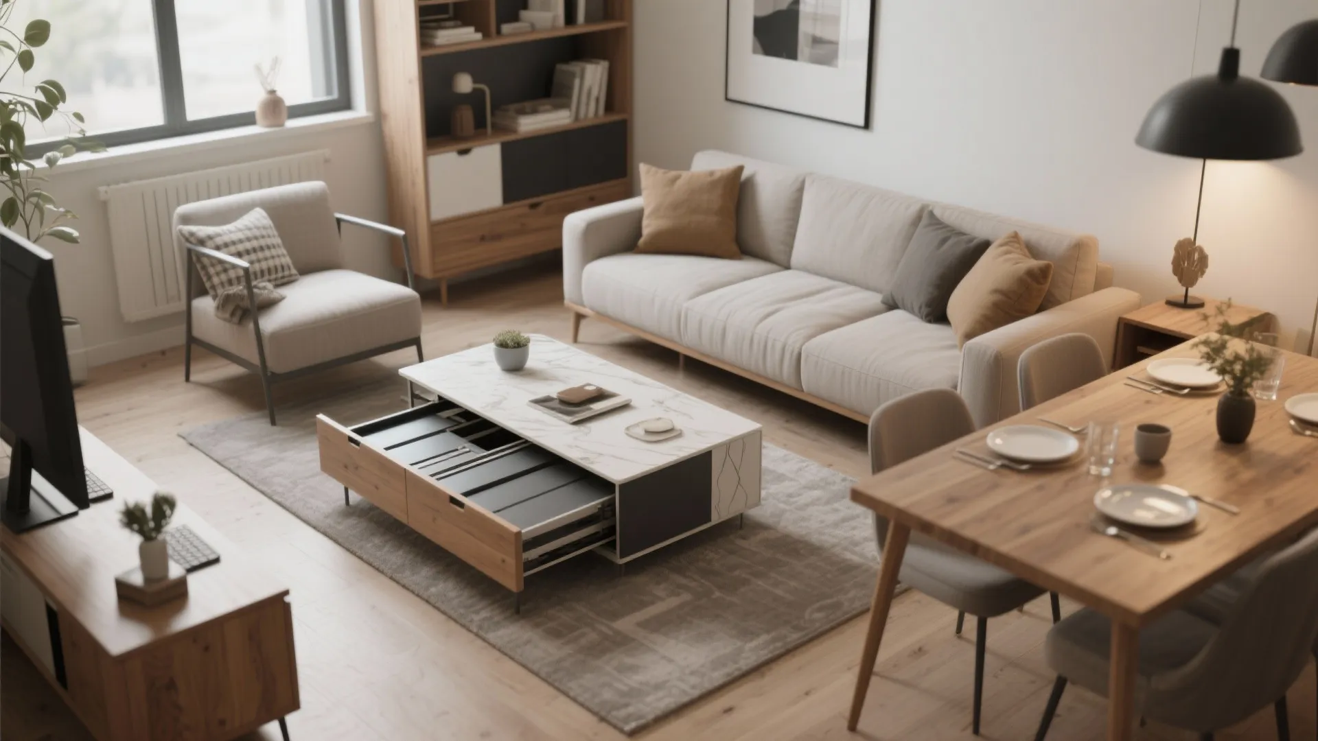 5. Convertible Furniture Pieces