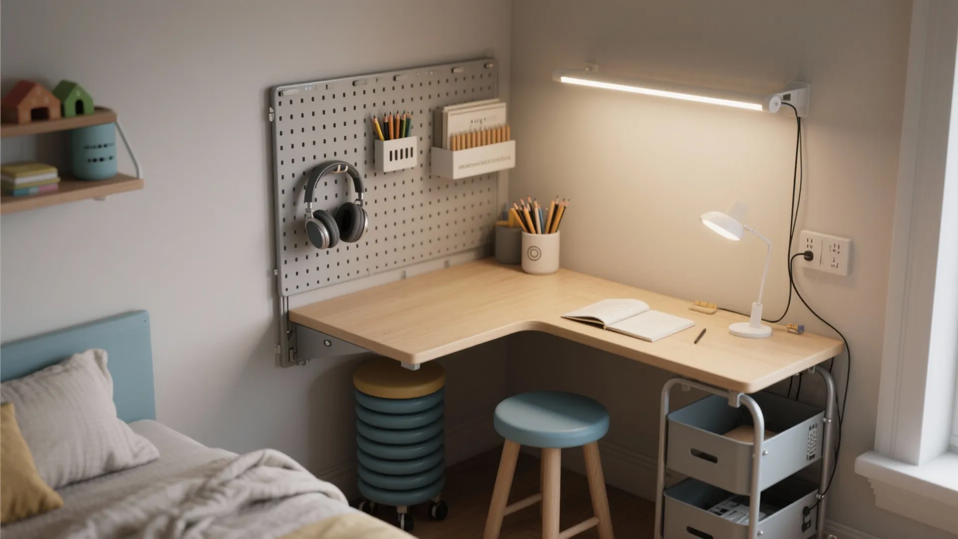 Convertible Study-Meets-Play Corner (That Grows Up)