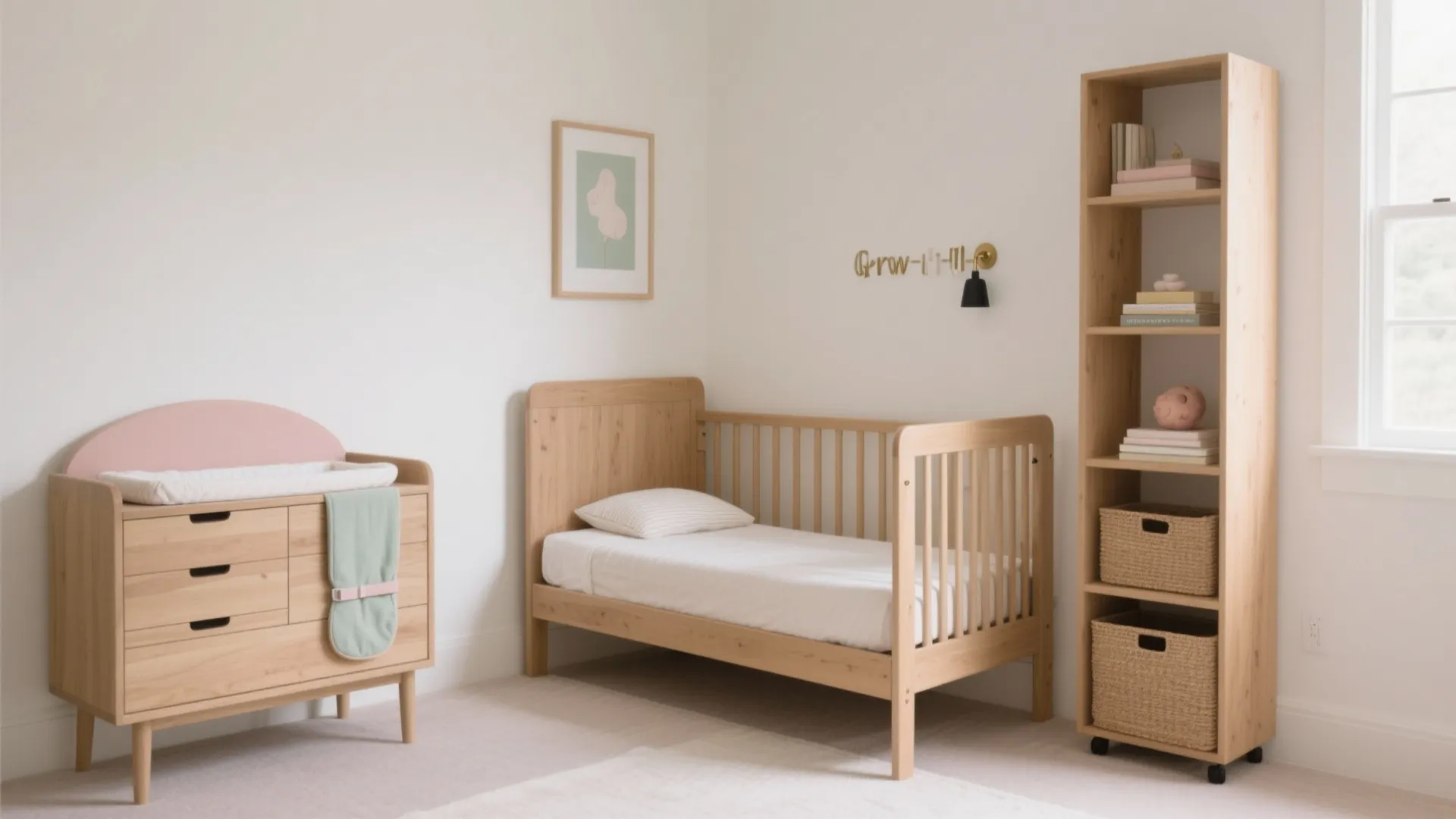 Grow‑With‑Me Furniture: Convertible Crib + Flexible Storage