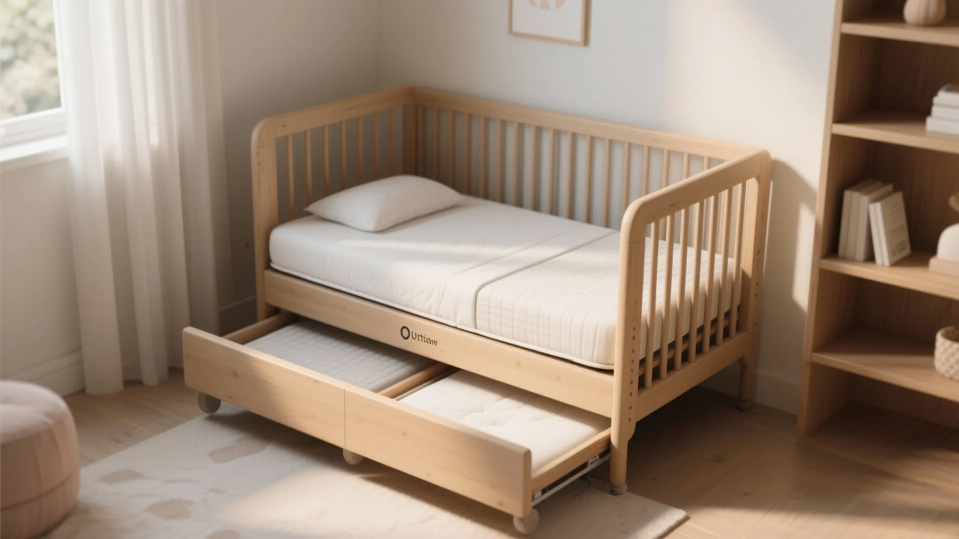1. Mini Convertible Crib