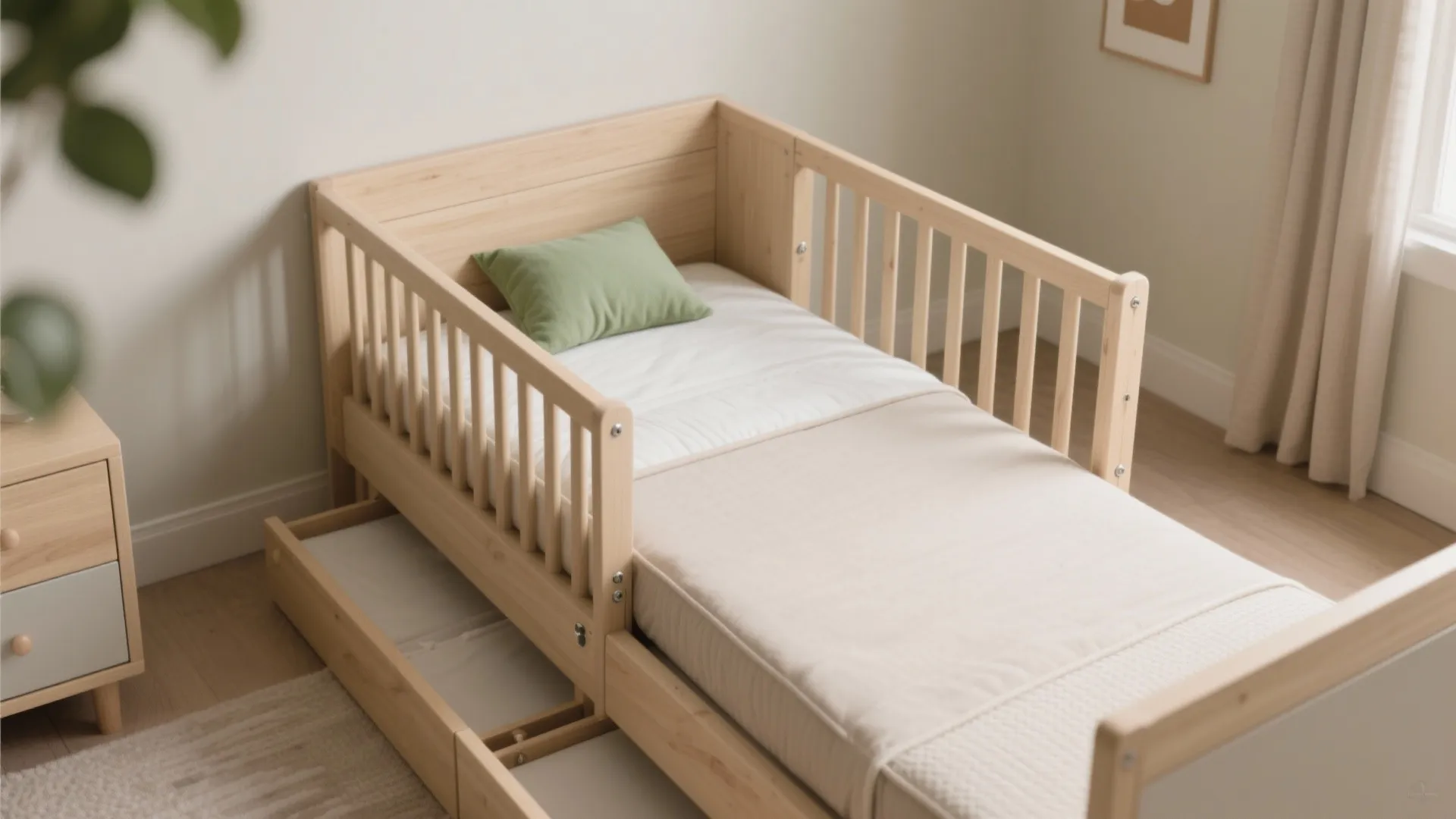 1. Choose convertible furniture that grows with baby