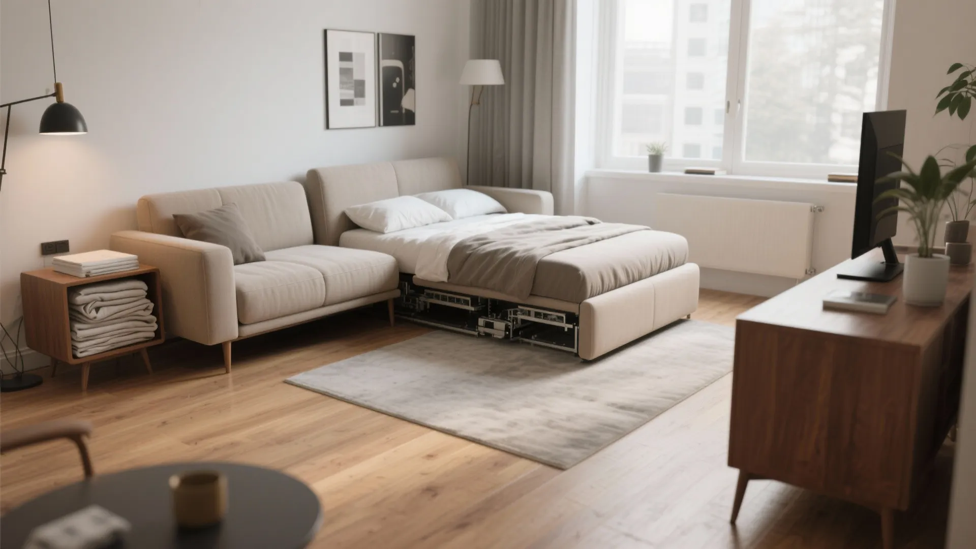 3. Convertible Love Seat / Daybed