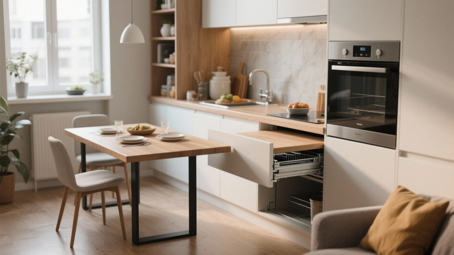 9. Convertible Dining Solutions