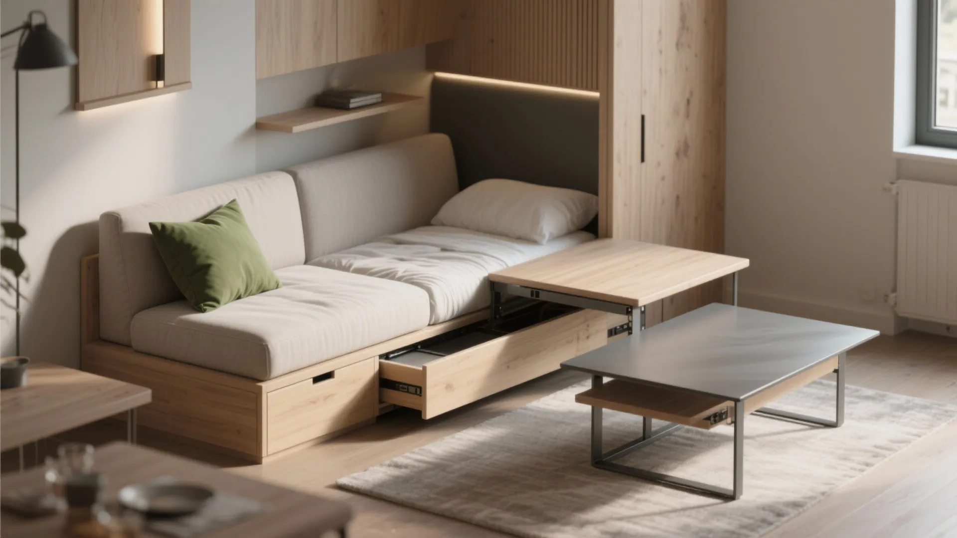 1. Convertible furniture that feels intentional