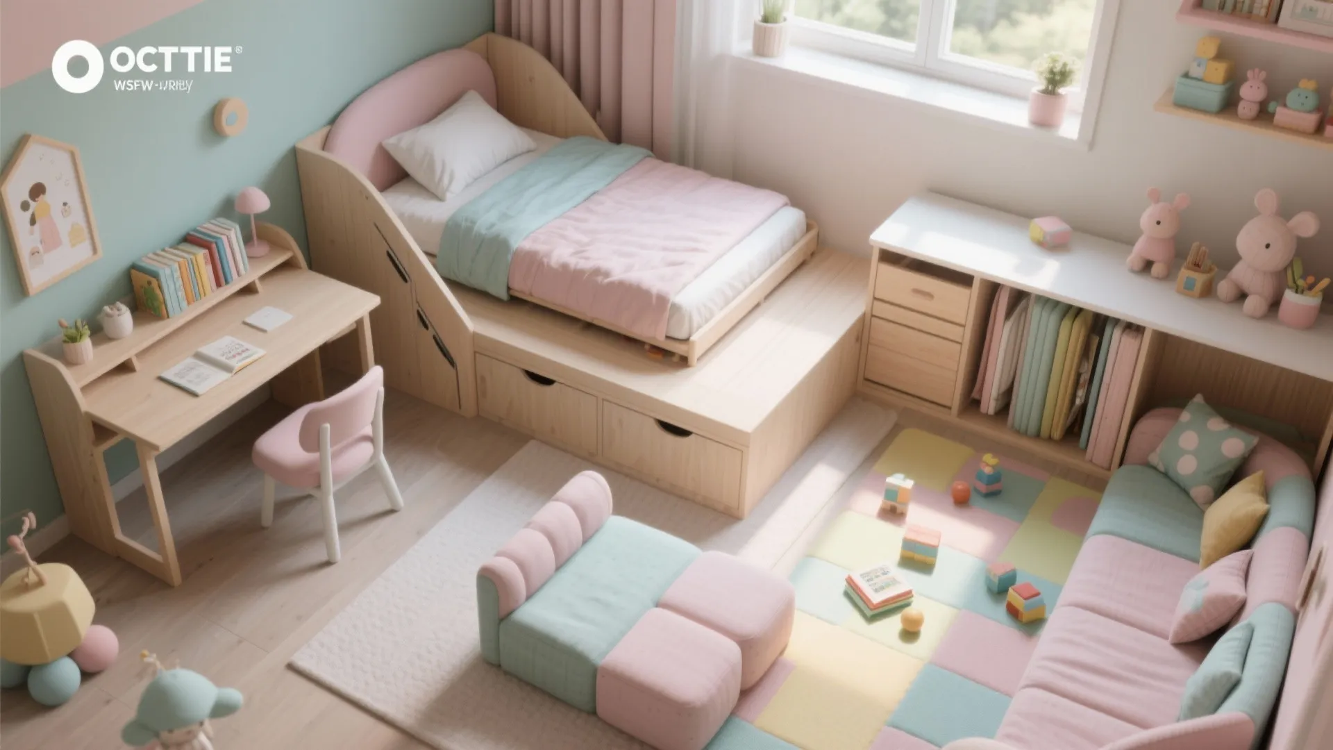 3. Convertible Furniture and Cozy Corners