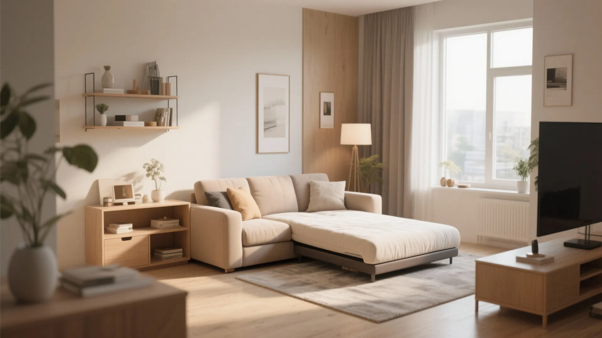 Convertible furniture pieces