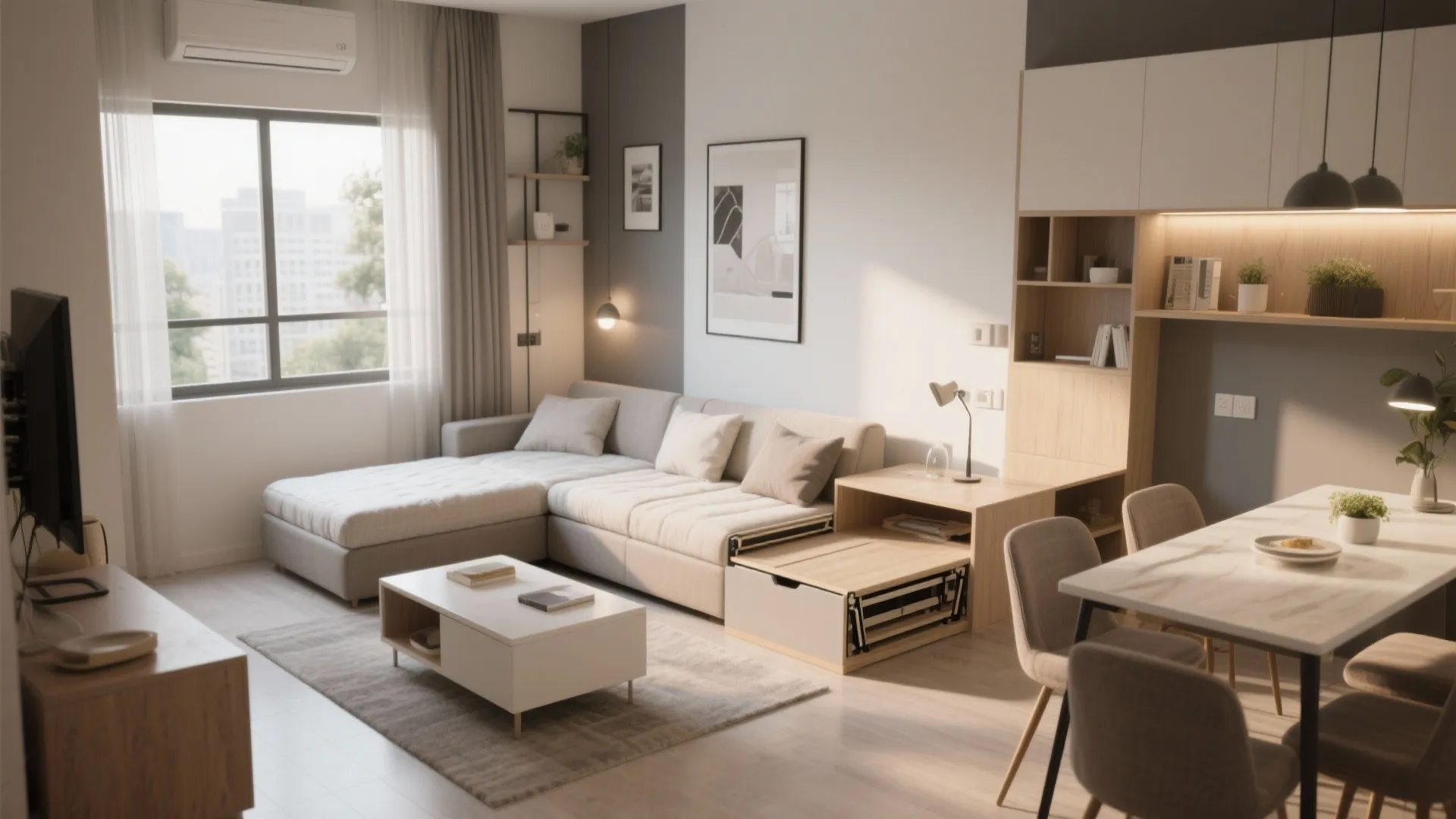 Convertible Furniture for Multi-Use Spaces