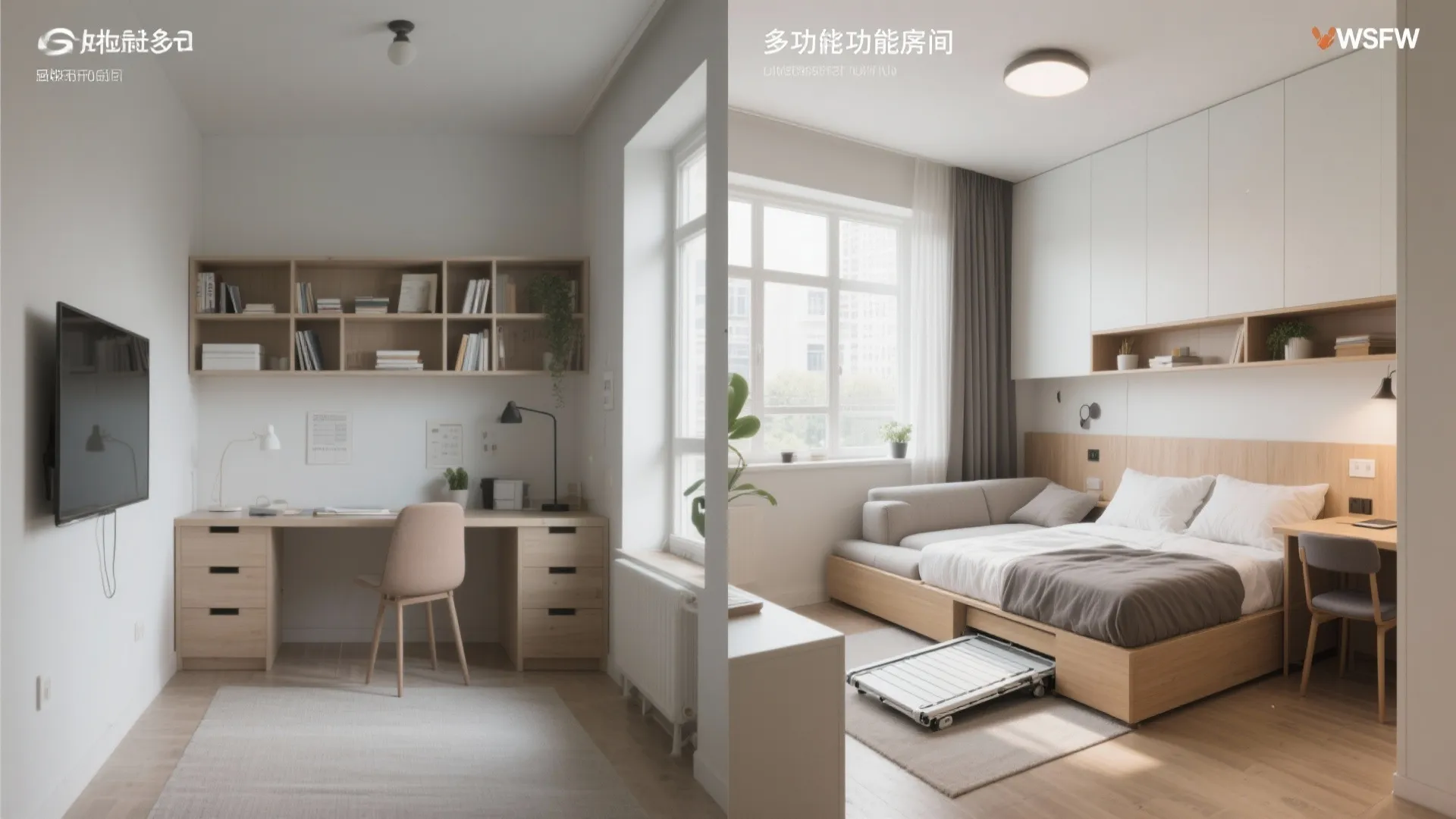 Convertible Furniture for Multi-function Rooms