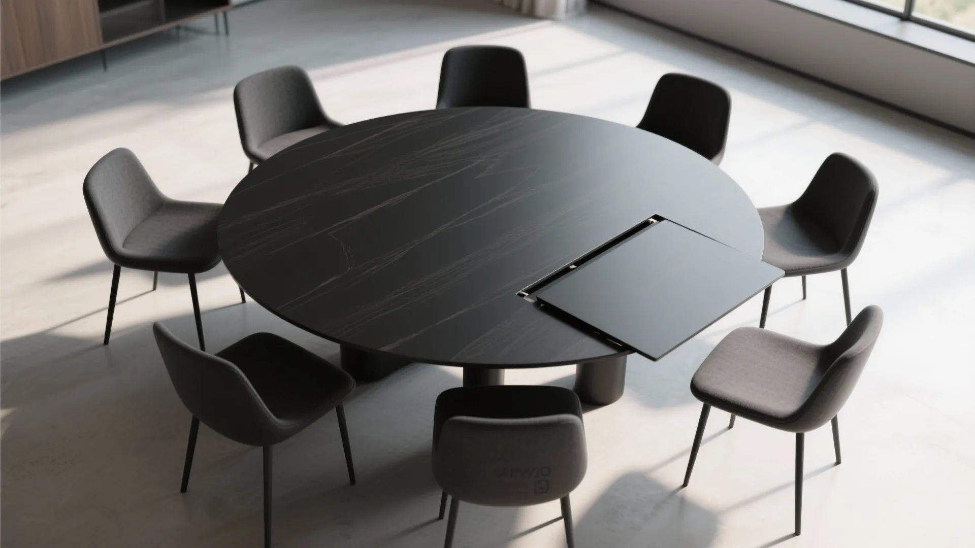 4. Convertible leaf for flexible hosting