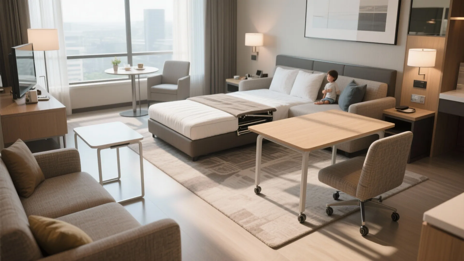 3. Convertible Living Area