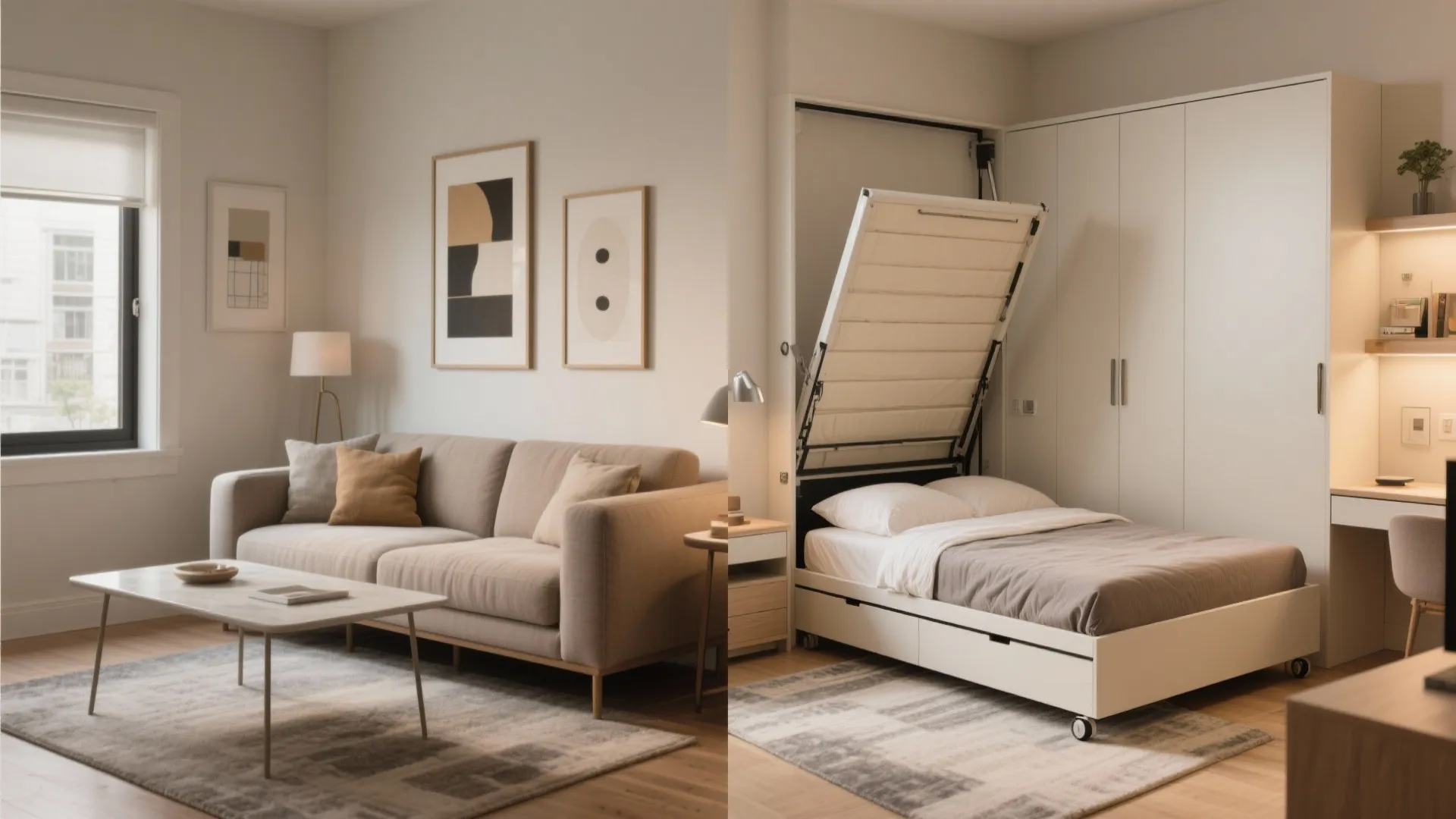 Idea 2: A convertible living room that truly hosts