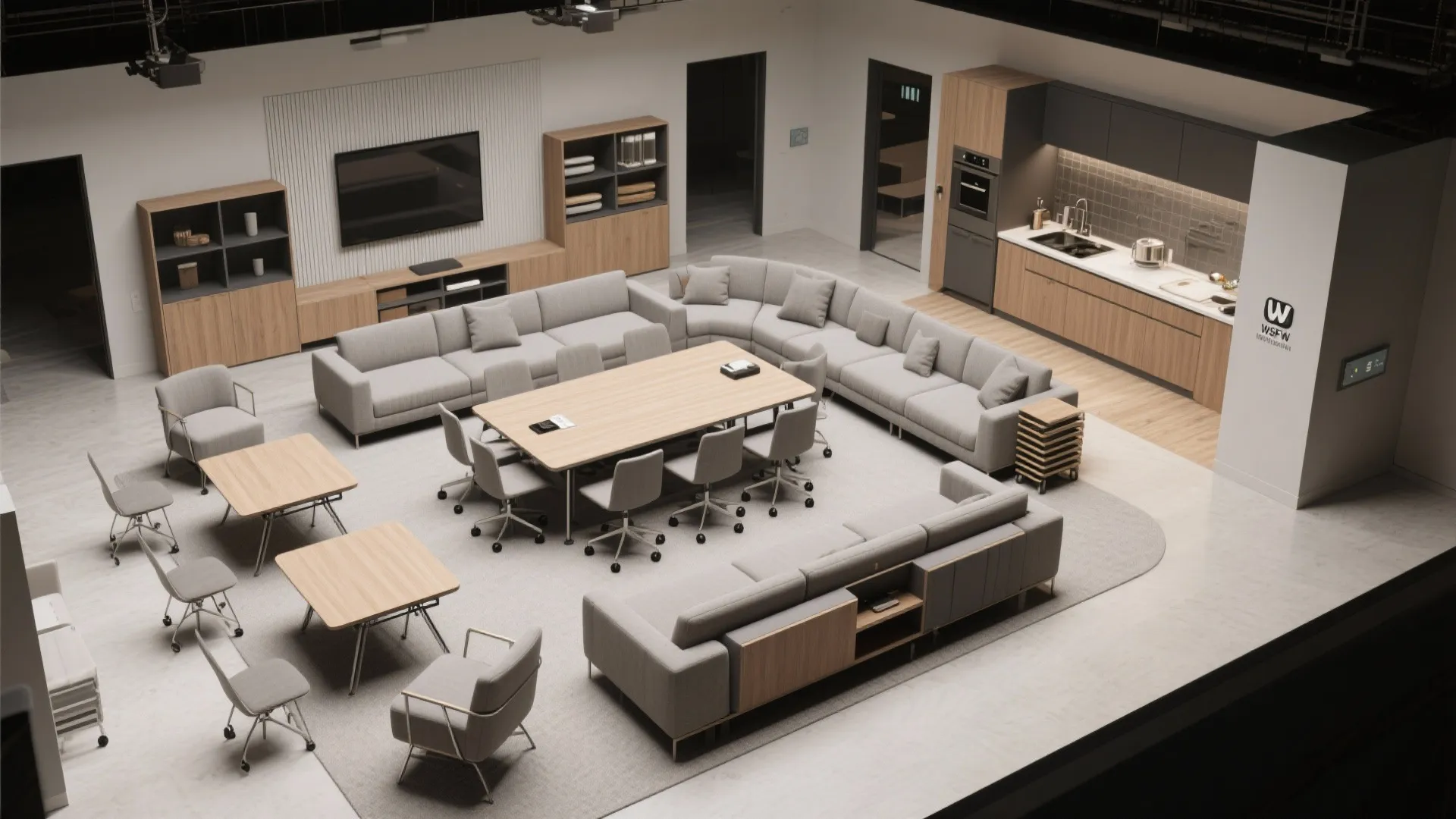 3. Convertible Lounge-to-Meeting