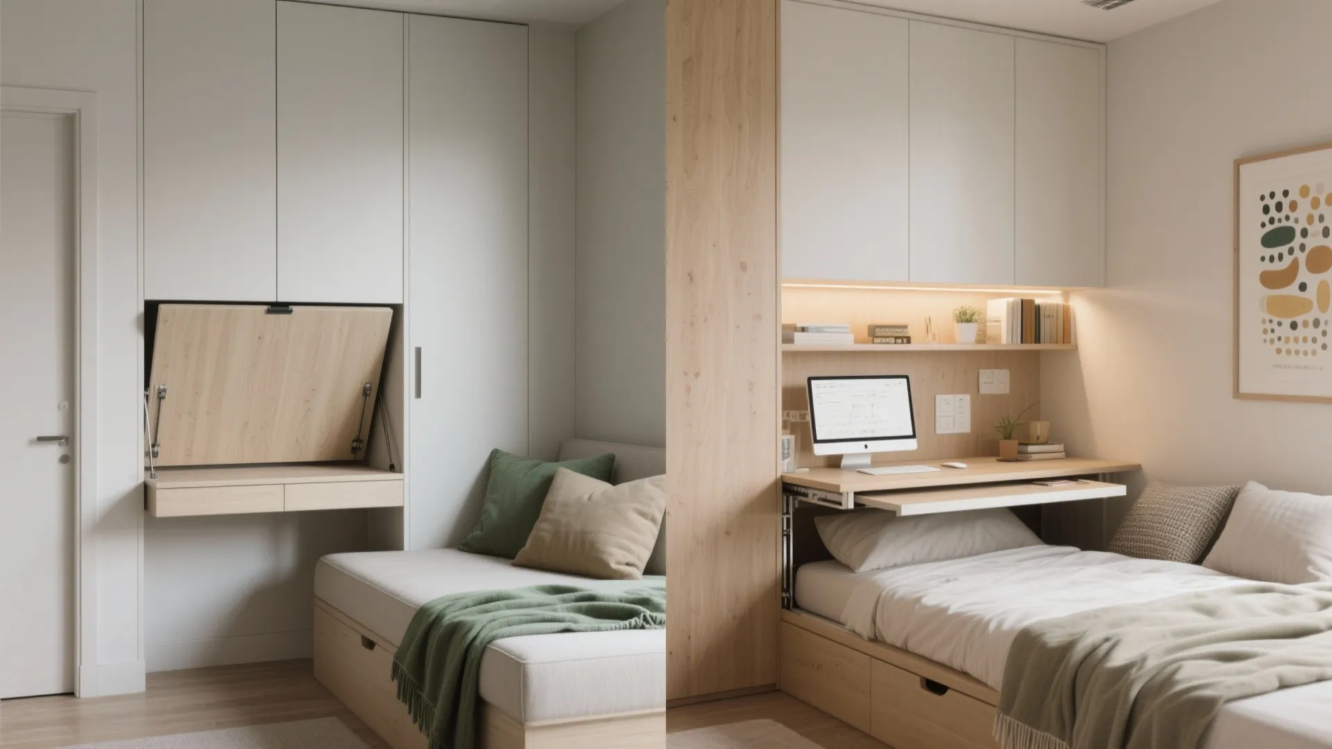 3. Convertible Guest Nook