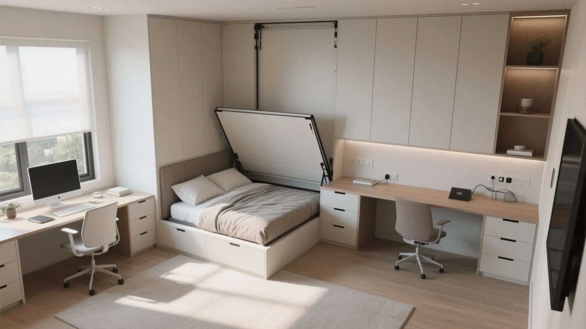 5. Convertible Second Master — Office by Day, Bedroom by Night
