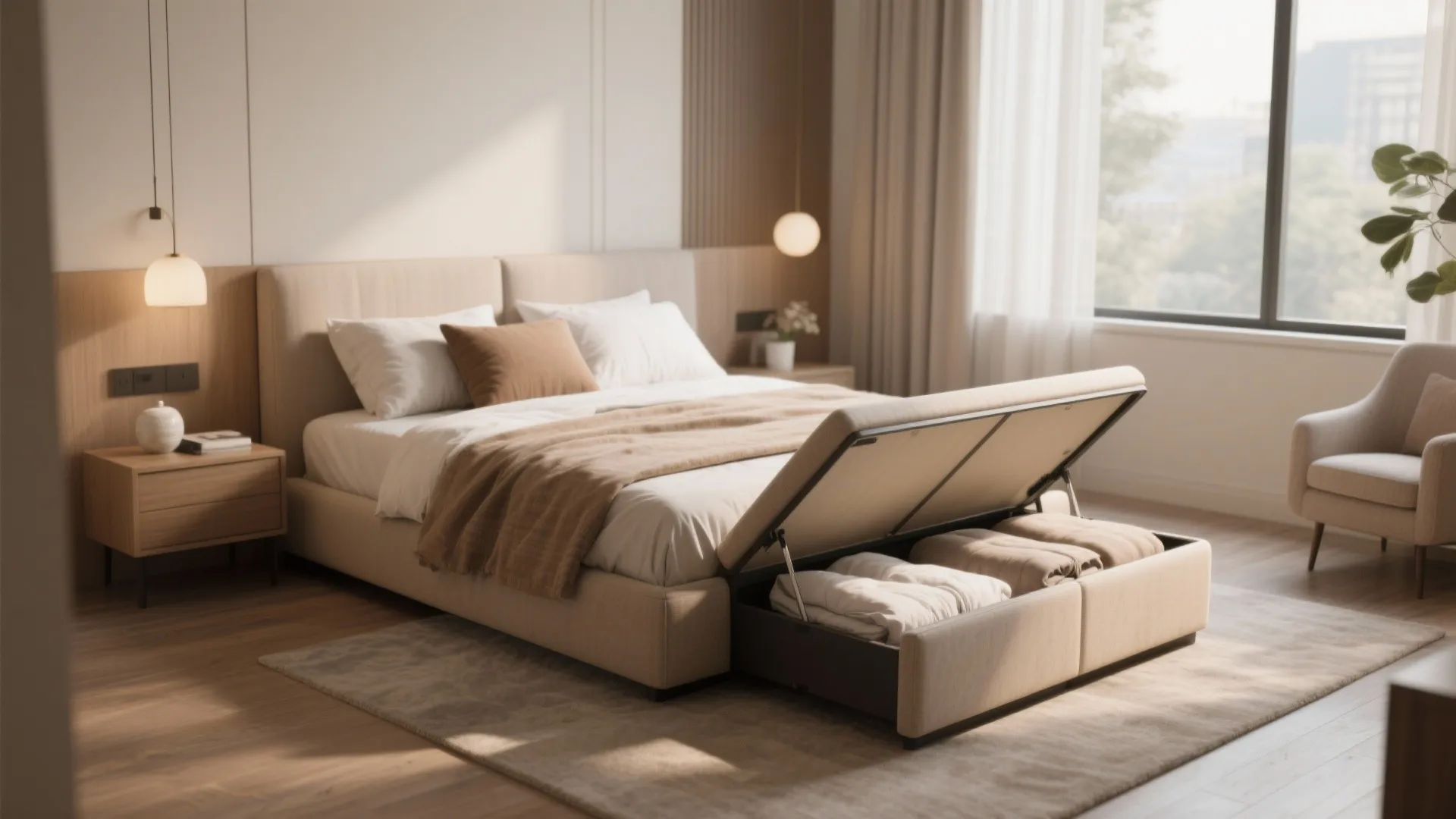 7. Convertible Ottoman