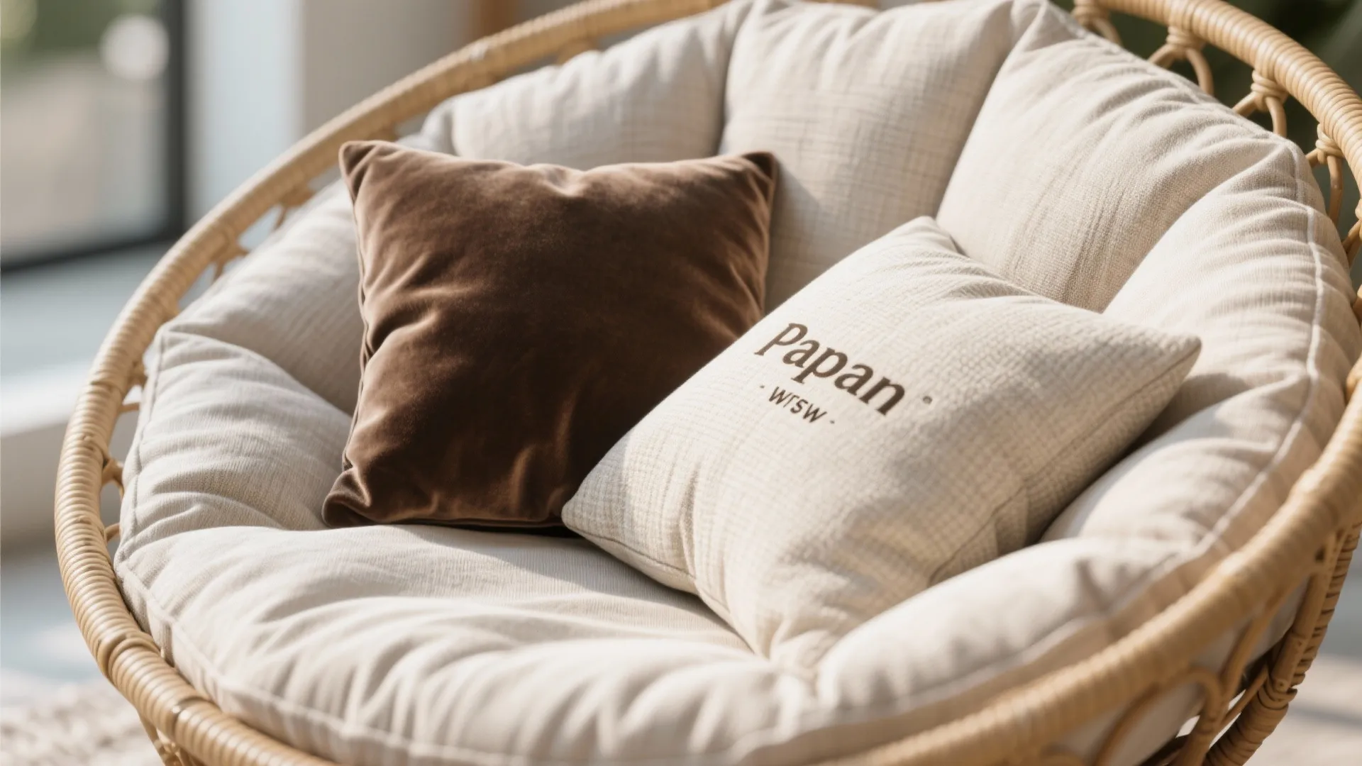 6. Convertible Papasan with Cushion Swap