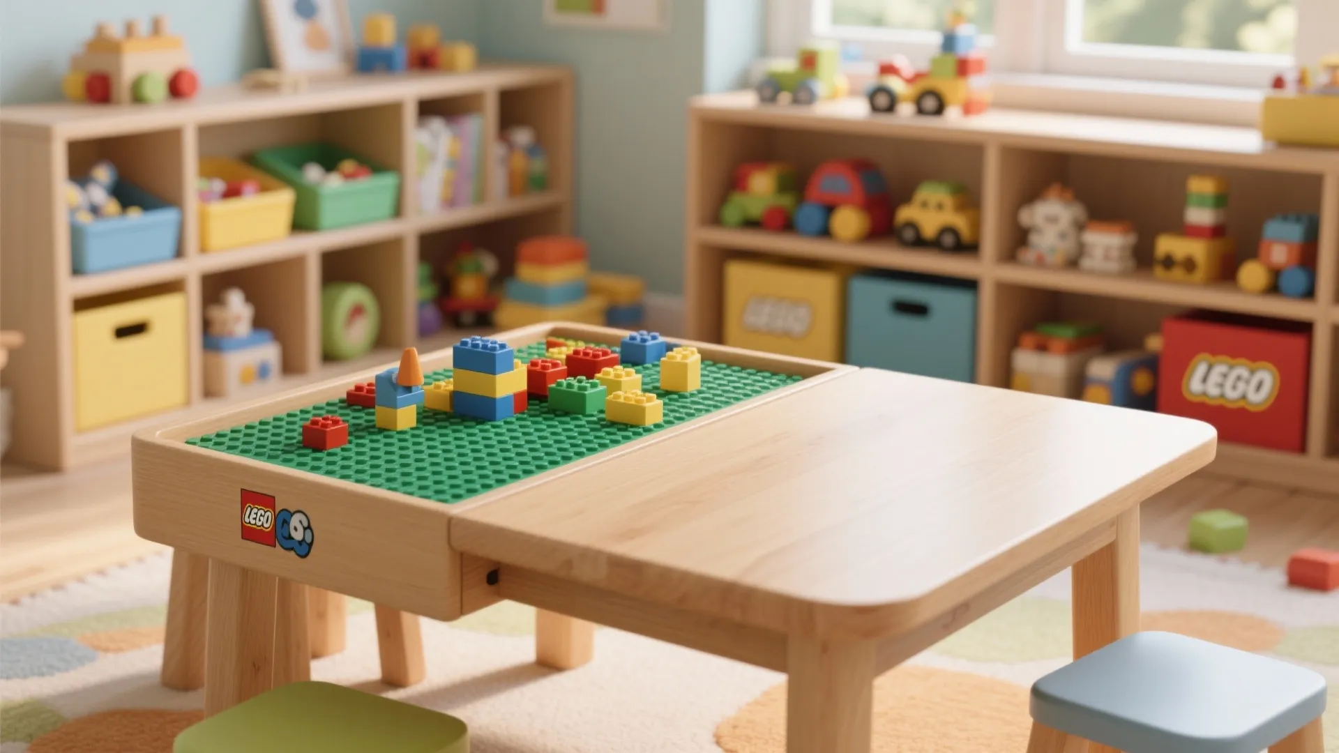 Convertible play tables