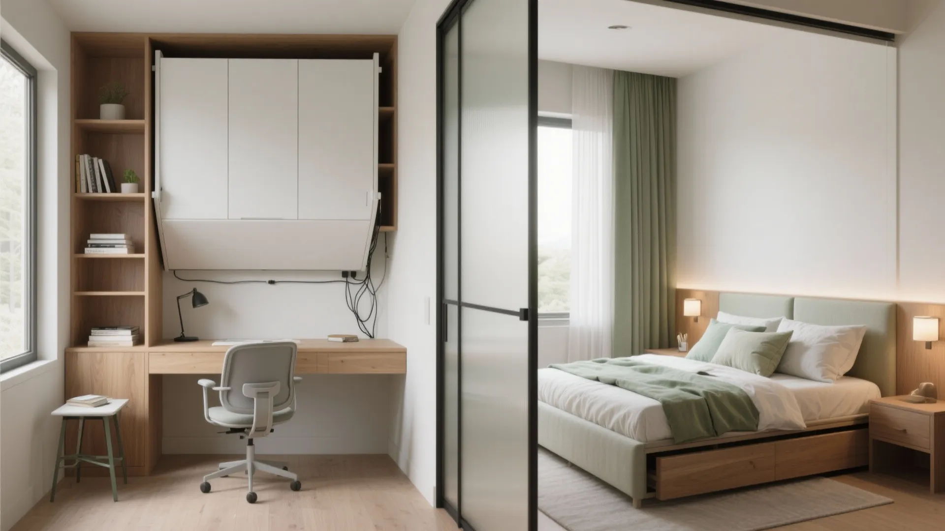 Convertible third bedroom as study + guest suite