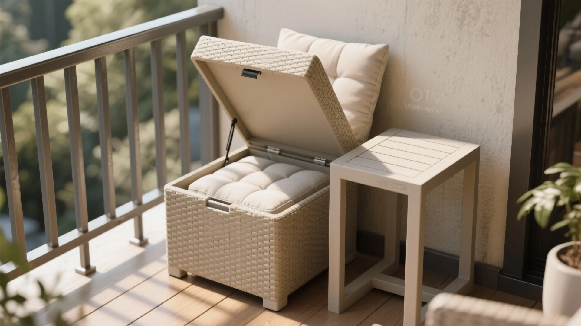 4. Convertible storage seating