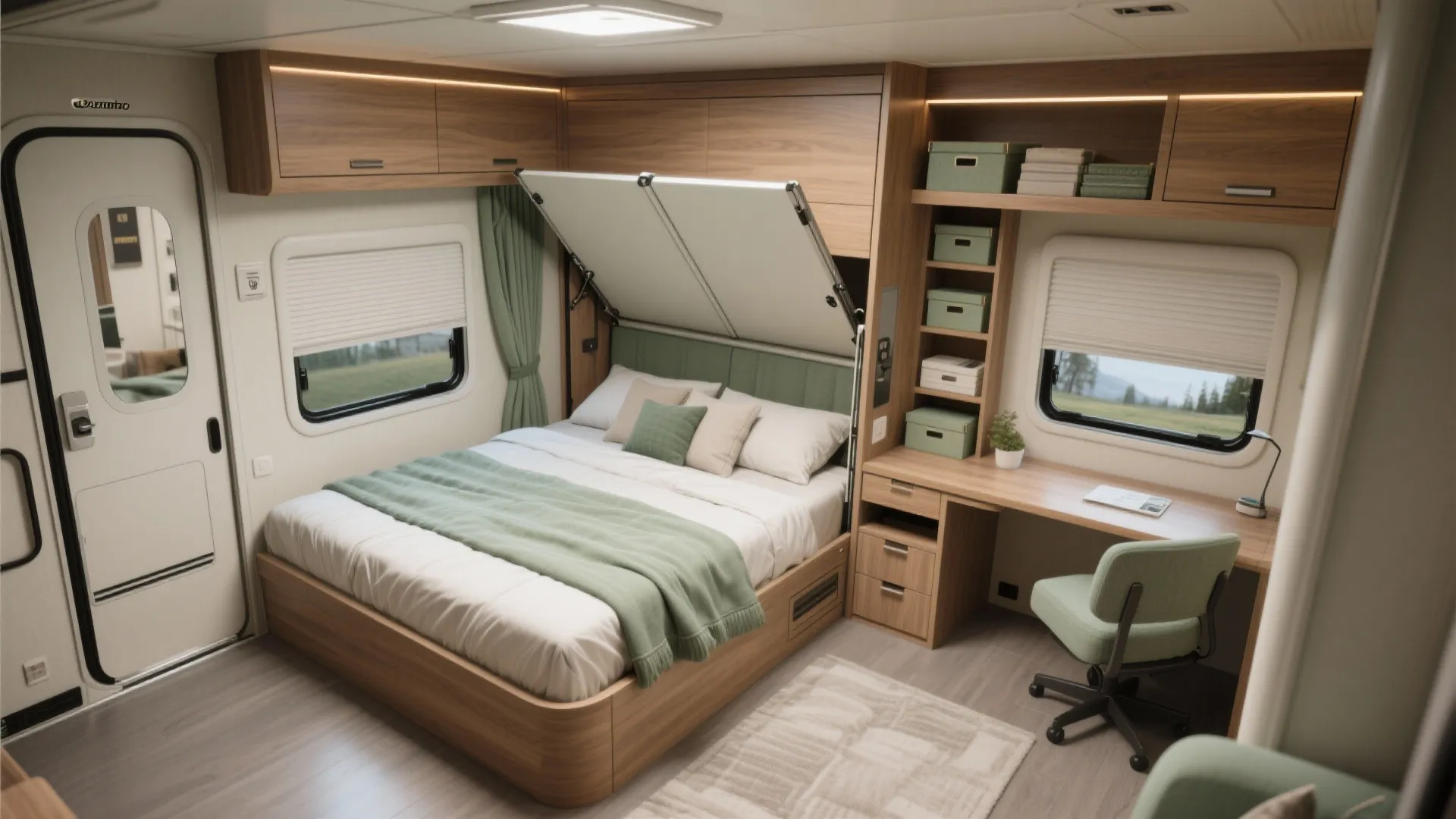 2. Convertible second bedroom