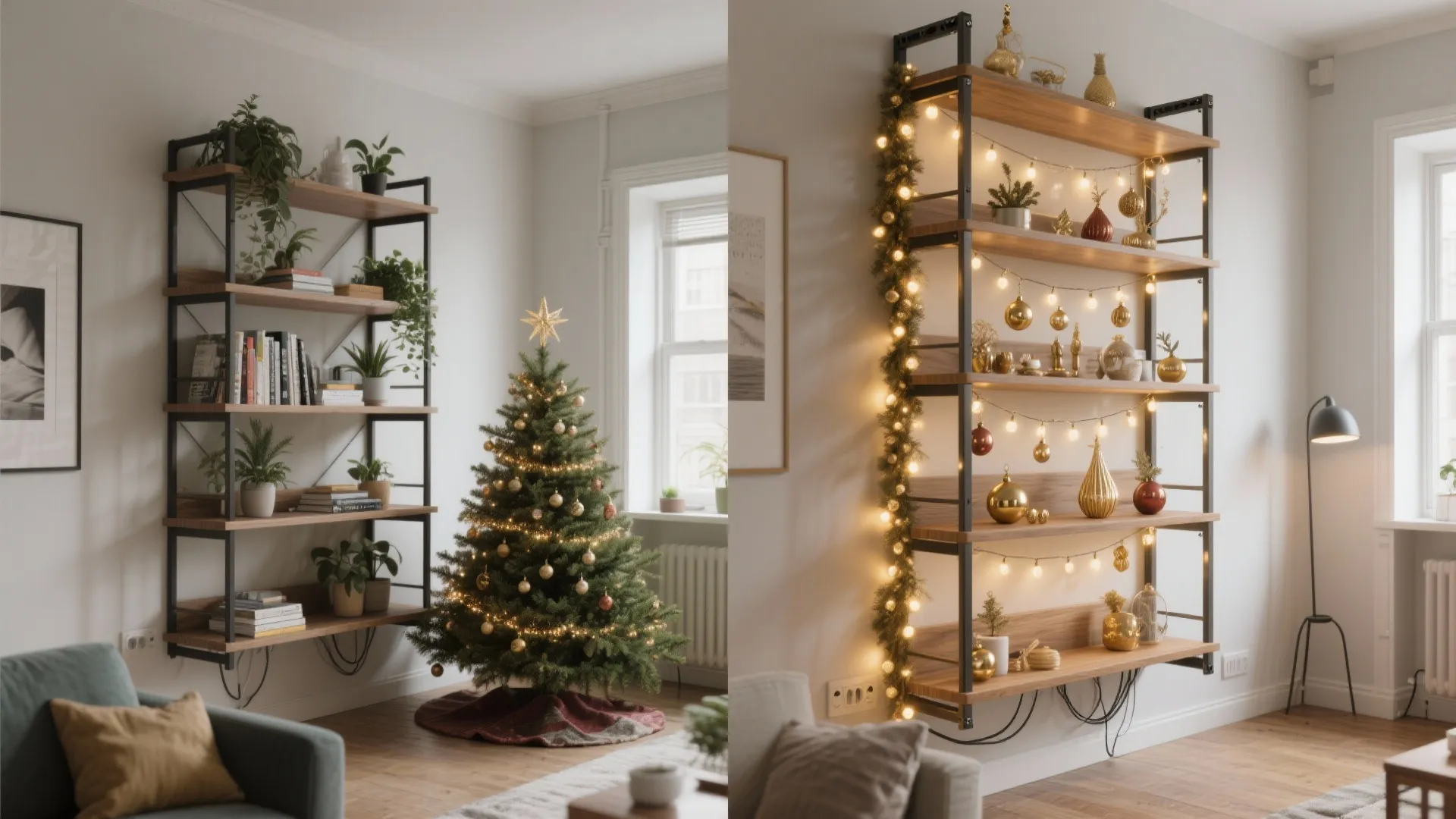 5. Convertible furniture tree corner