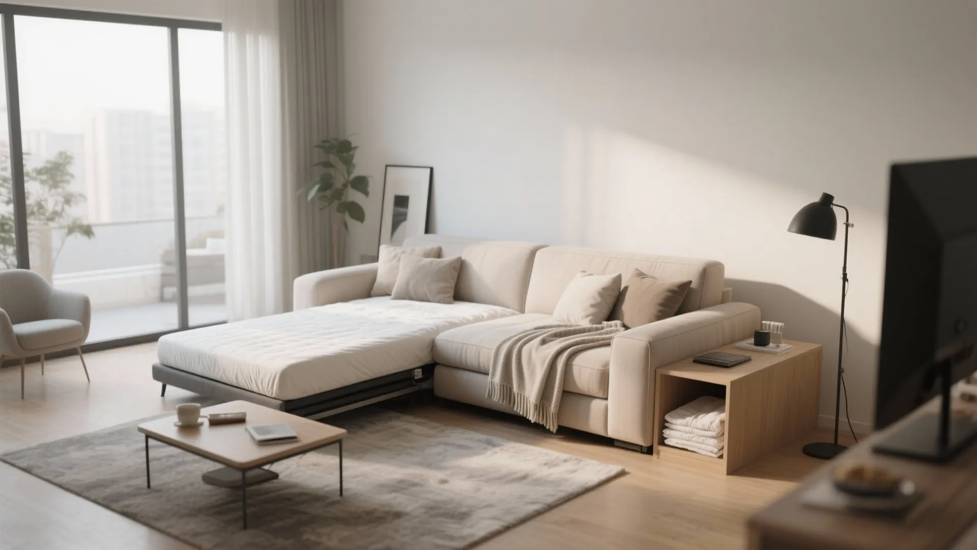 5. Convertible Sofa Bed