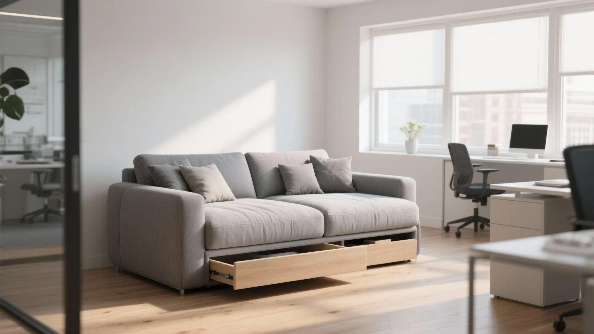 3. Convertible Sofa Bed