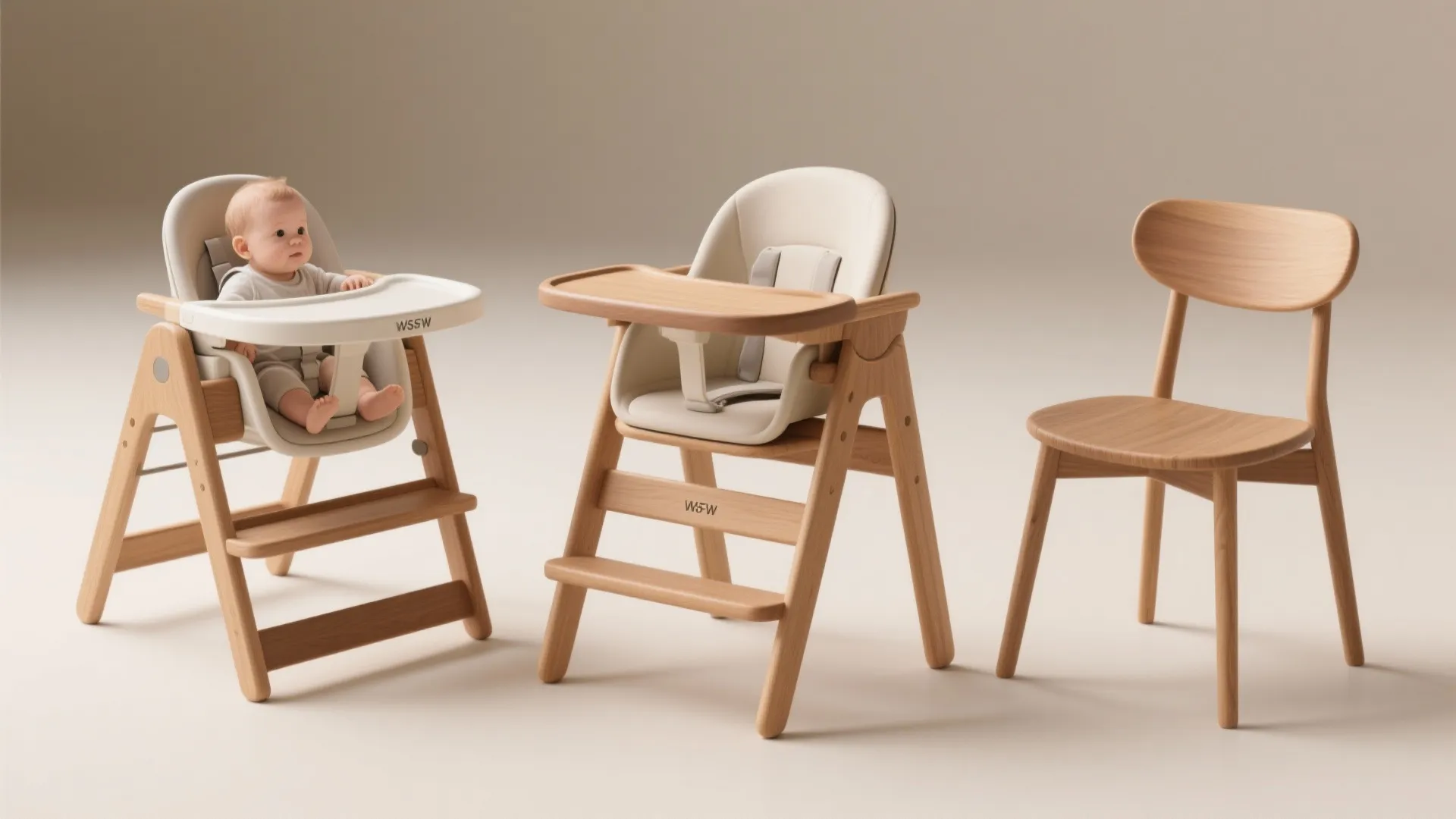 3. Convertible highchairs that grow with your child