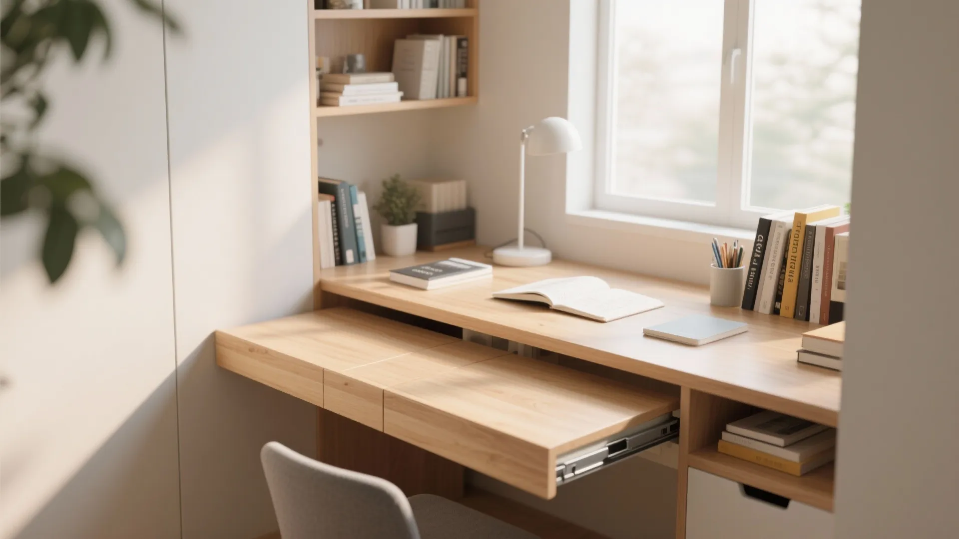 Convertible Study Table with Storage