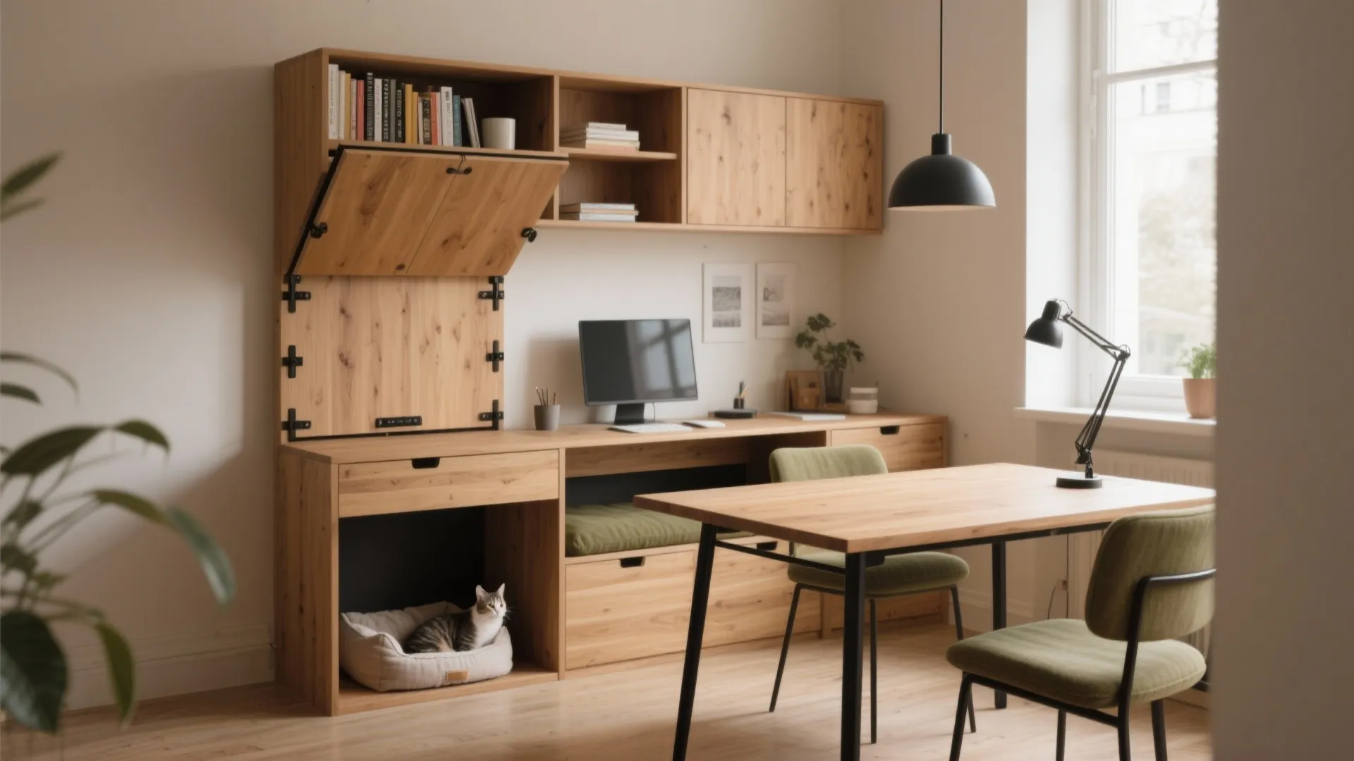 Convertible Dining Tables: 5 Space-Saving Ideas: Small-space convertible dining table inspirations I’ve used to make tiny homes work beautifully