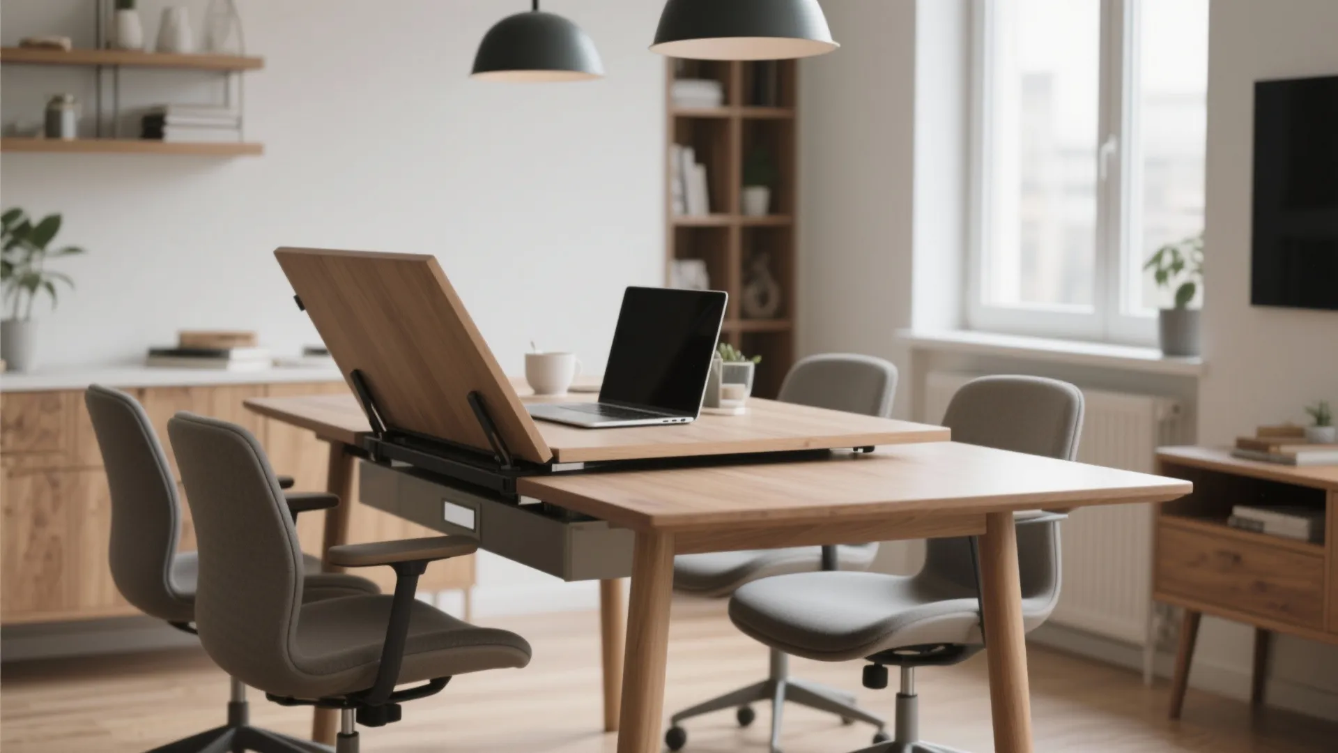 Convertible Dining Table Desk