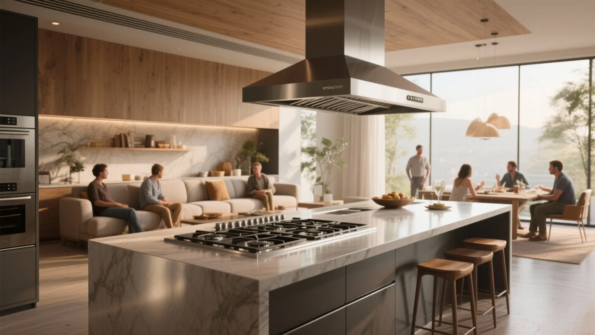 3. Hidden storage and appliance garages