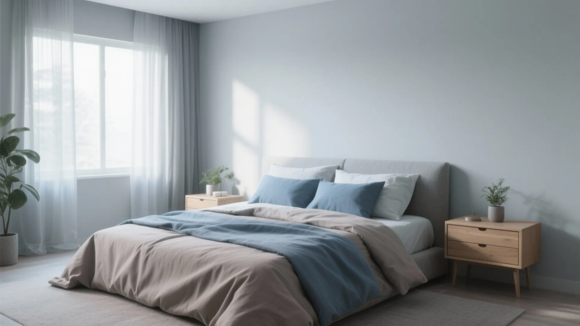 5. Cool neutrals for calm bedrooms
