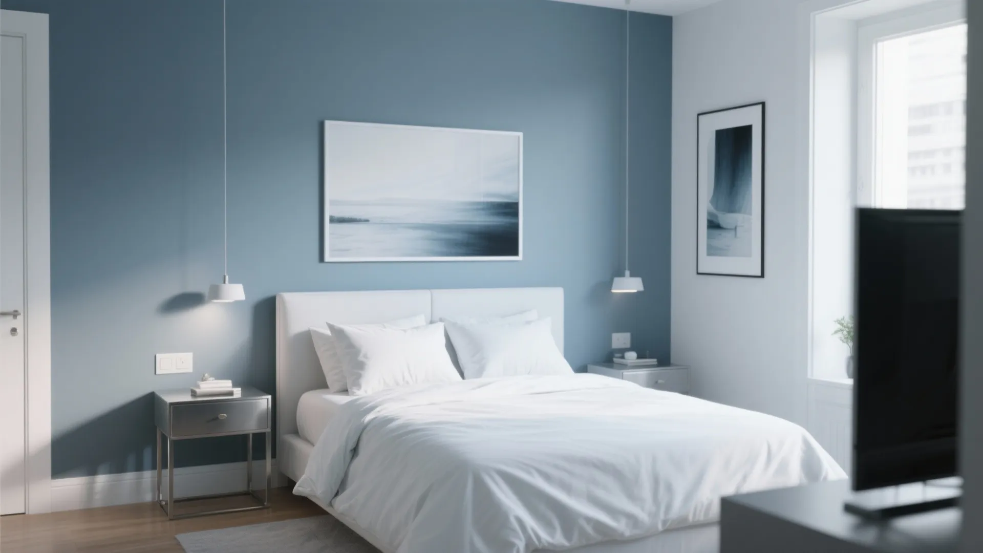 2. Cool Blue-Gray for Calm and Focus