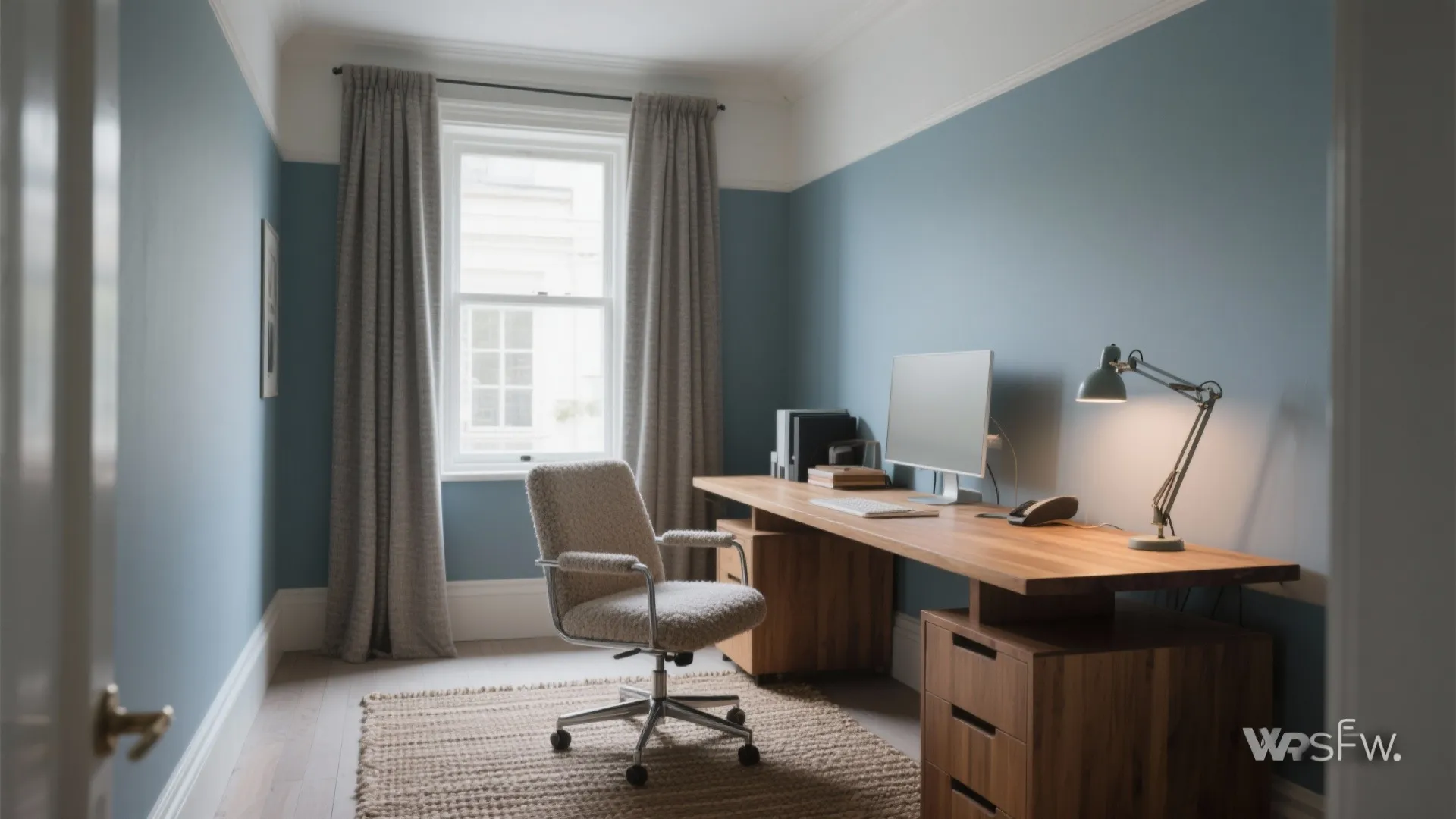 Cool Blues and Greys for Calm Focus