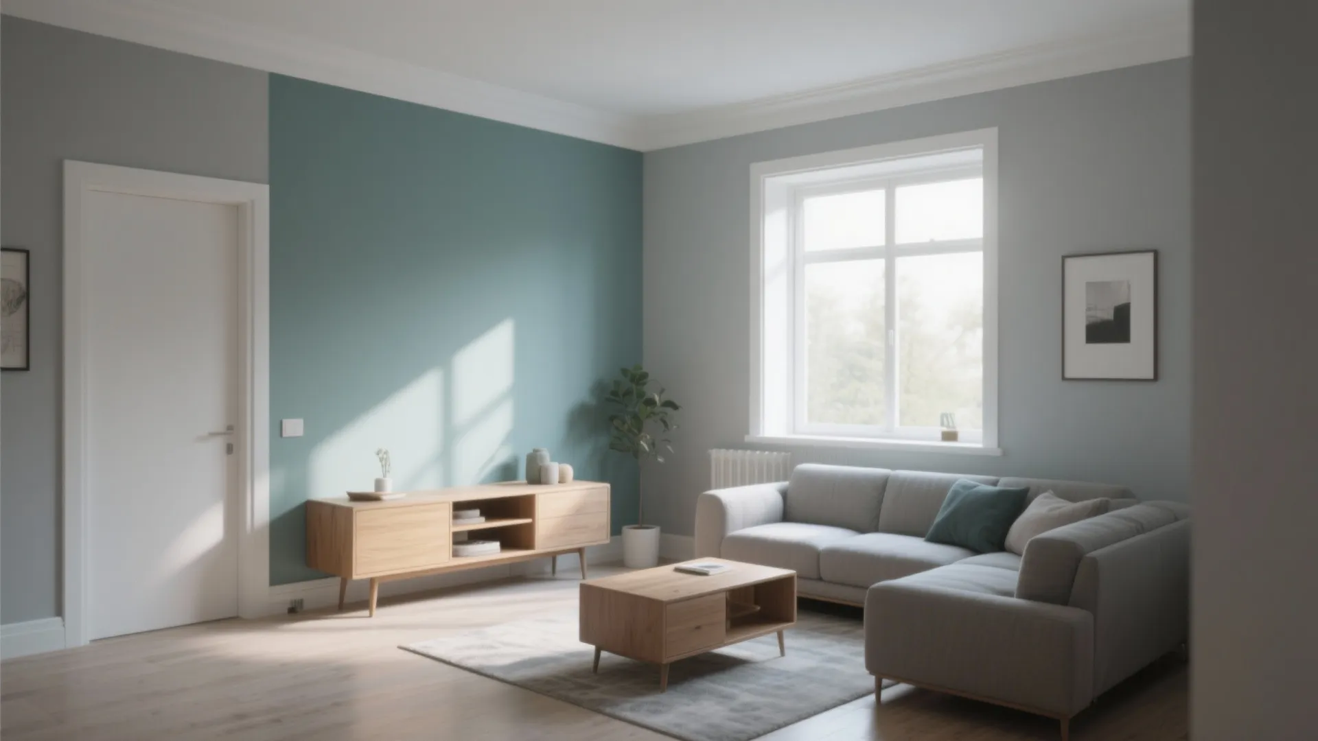 2. Cool Light Grays and Blue-Greens